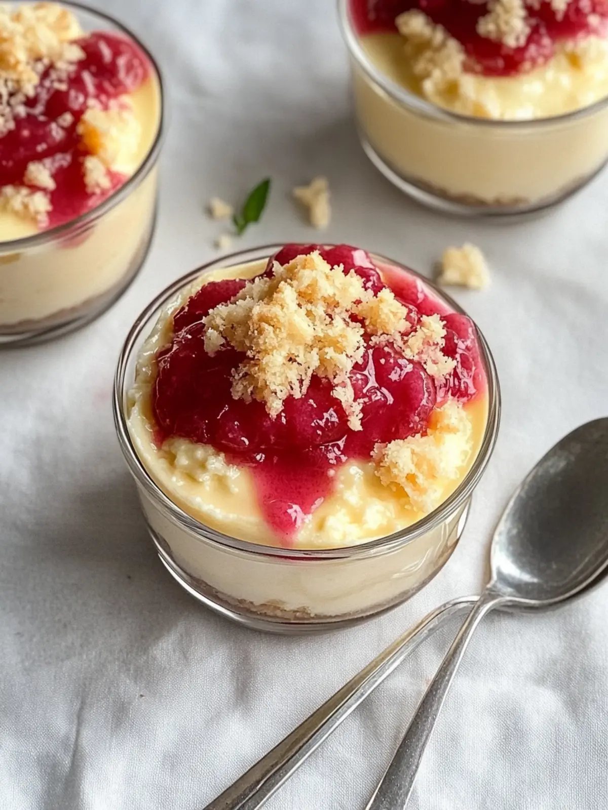 Irresistible Rhubarb & Custard Pudding with Ginger Crumble 2 RHUBARB & CUSTARD PUDDING