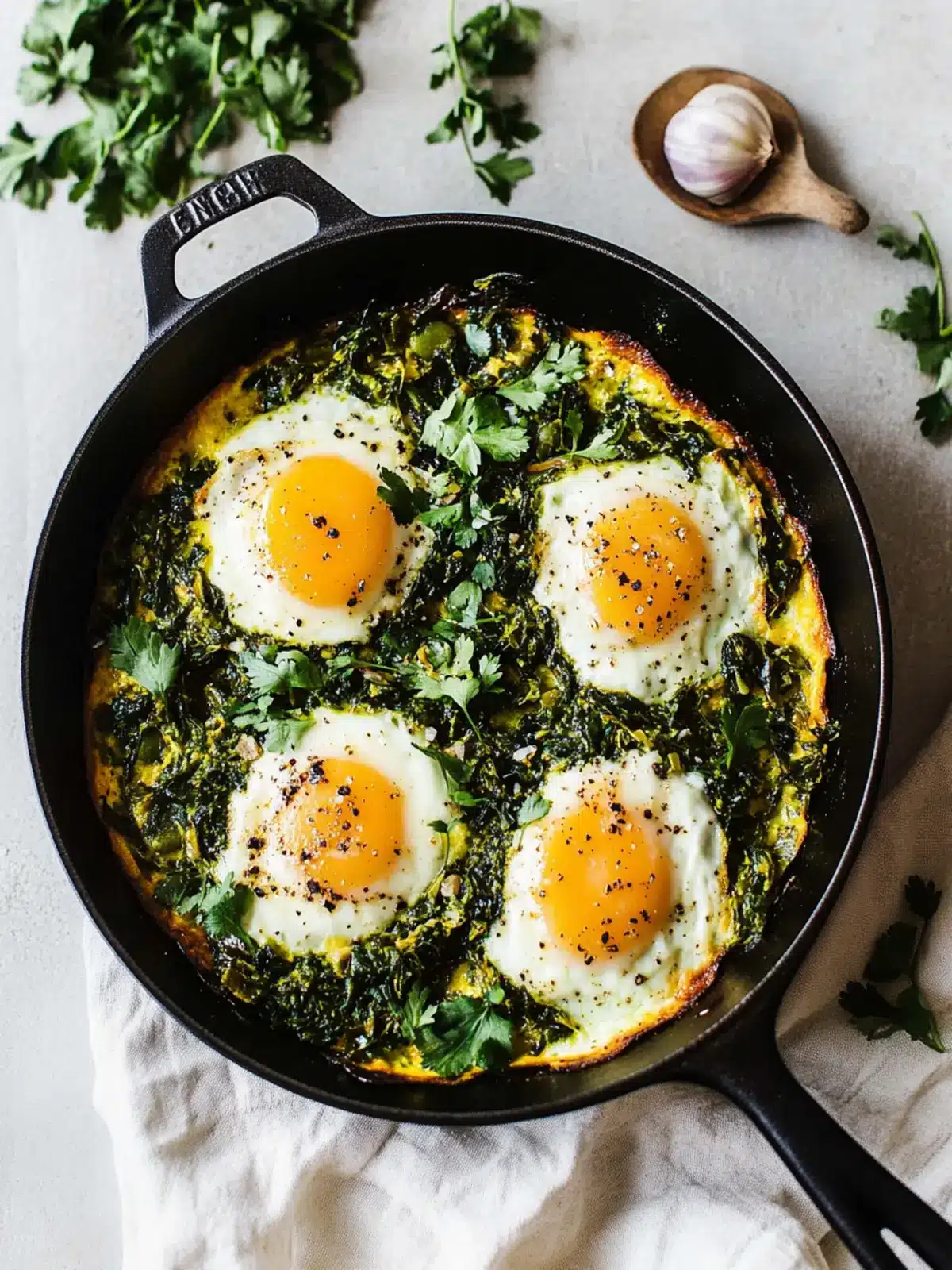 Vibrant Green Shakshuka: Wholesome One-Pan Delight 4 Green Shakshuka