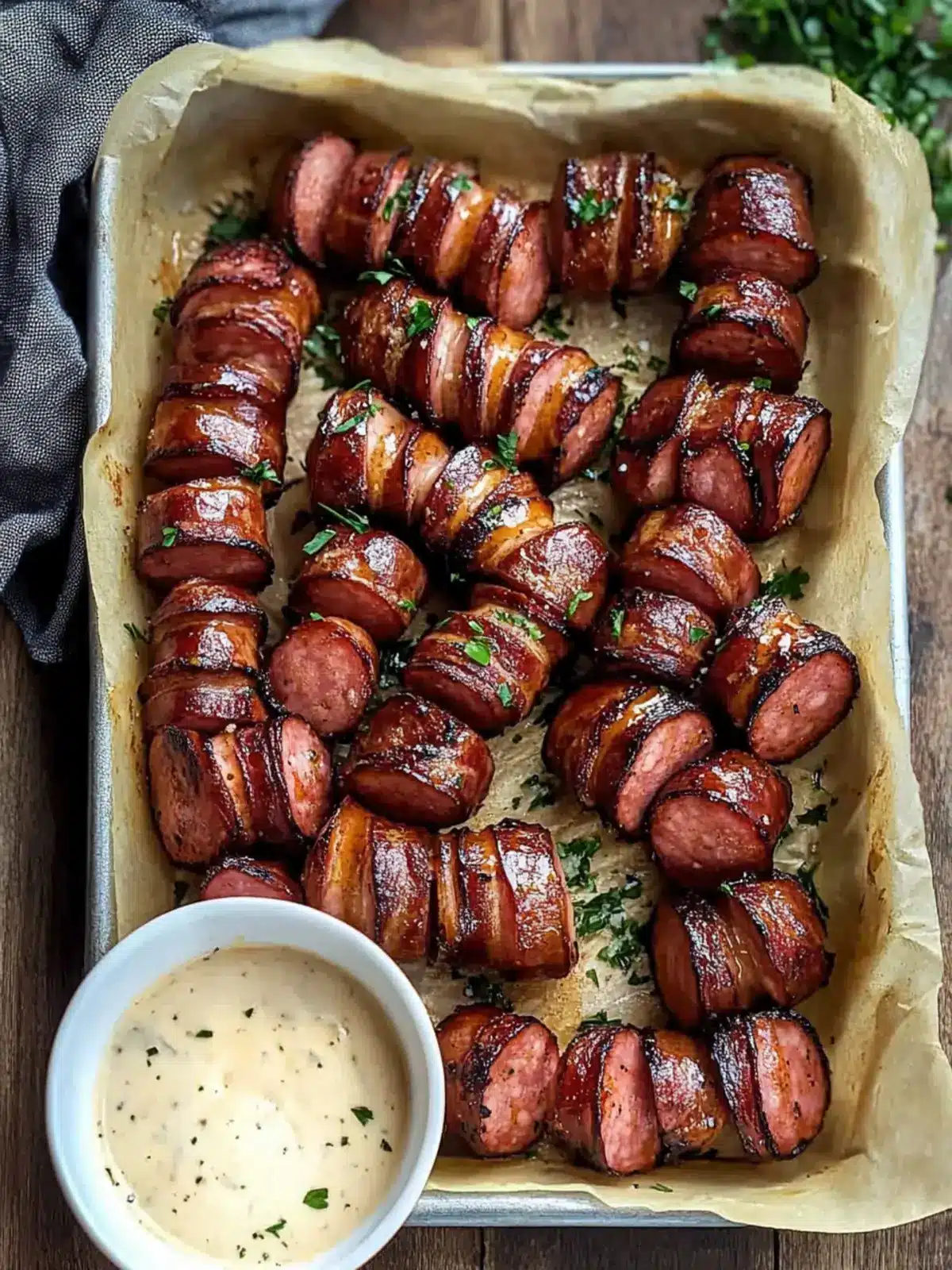 Mustard Hasselback Kielbasa Bites: A Flavorful Twist to Snacks 4 Mustard Hasselback Kielbasa Bites