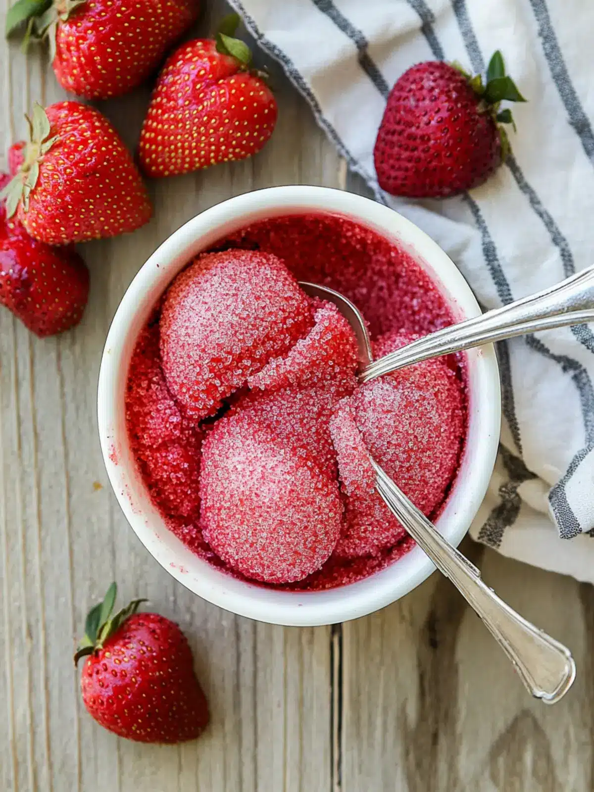 Homemade Strawberry Sugar for Deliciously Fun Baking! 3 Homemade Strawberry Sugar