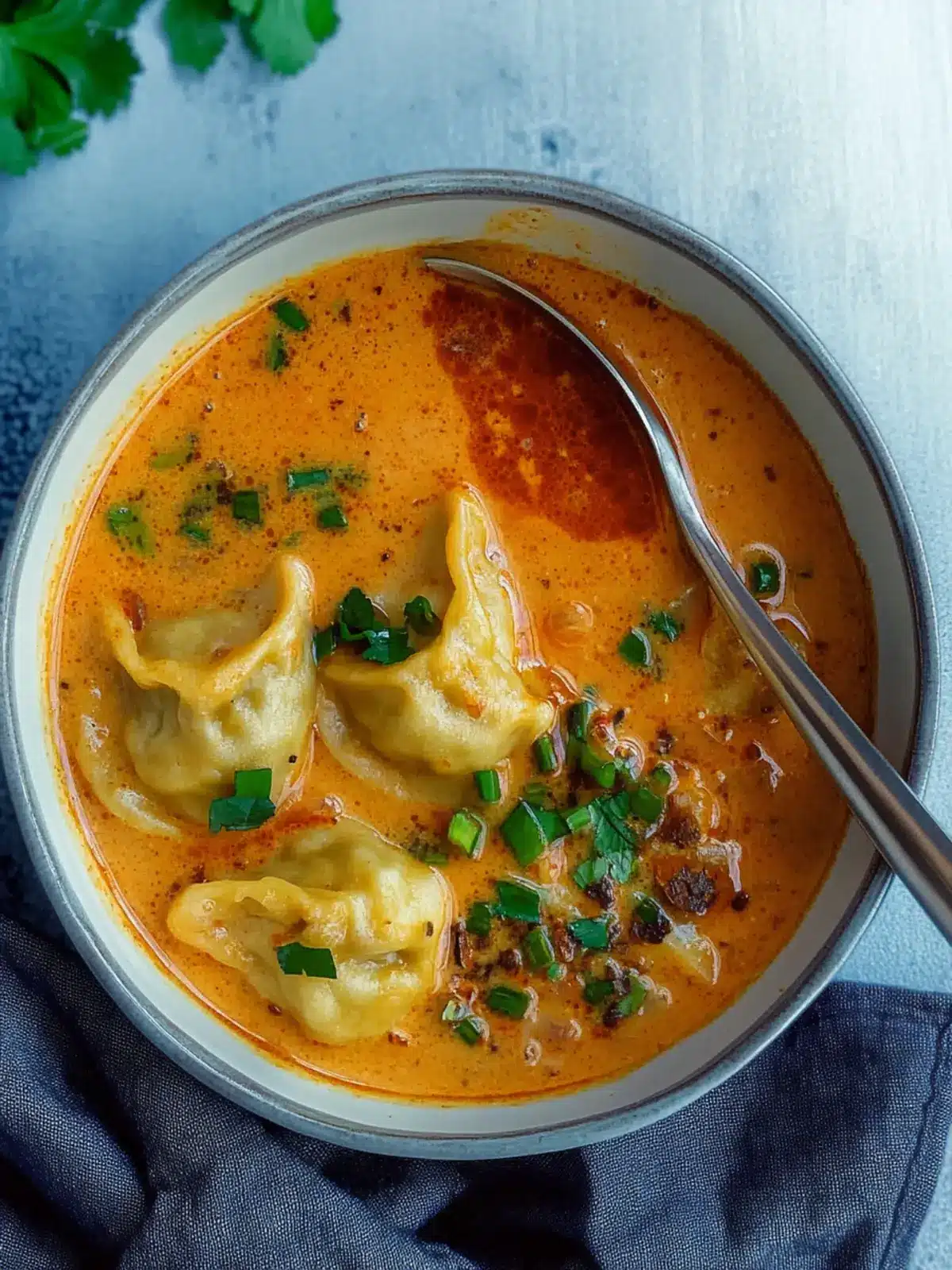 Coconut Curry Soup with Dumplings: A Cozy, Quick Delight 3 Coconut Curry Soup with Dumplings