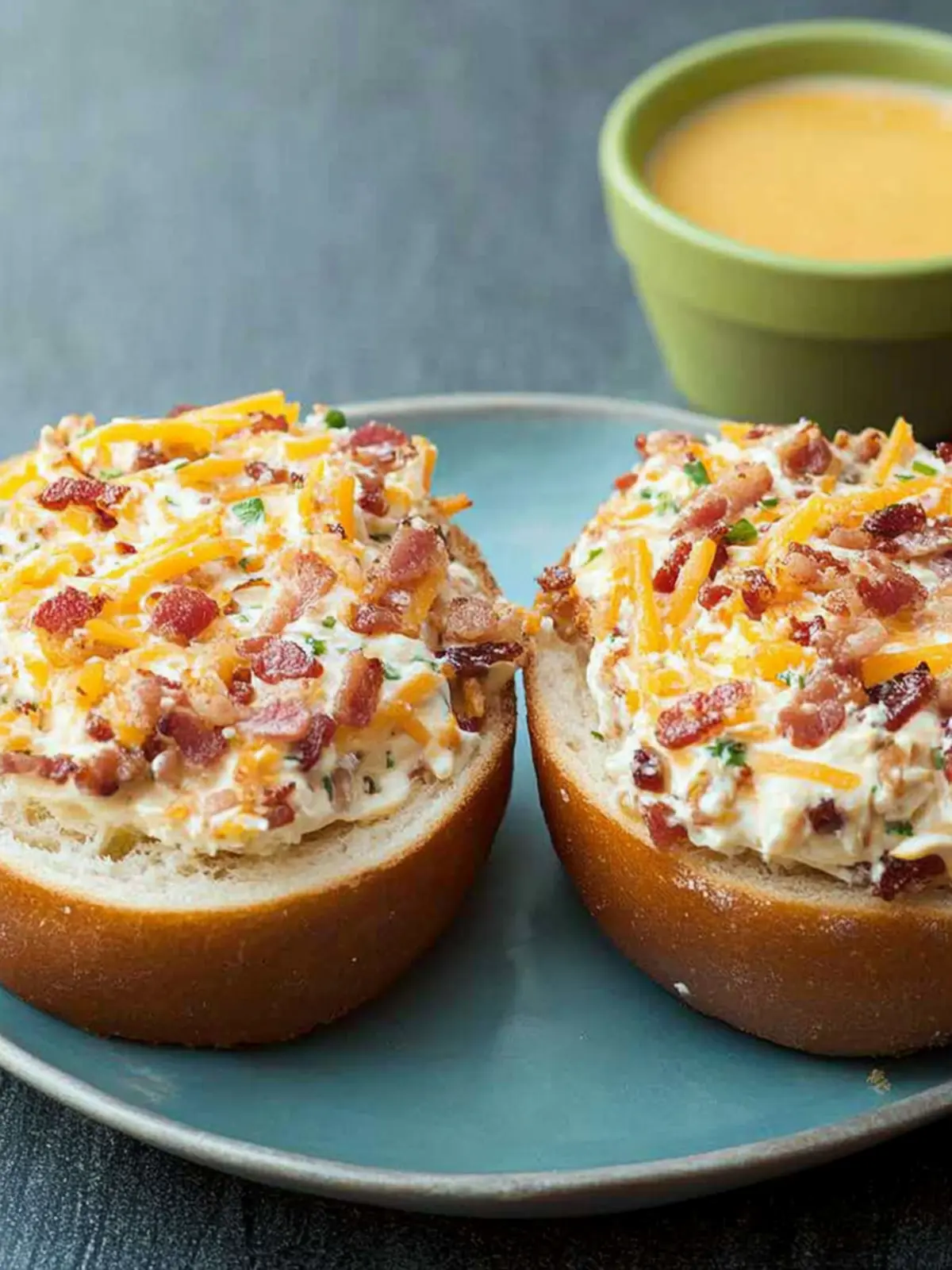 Loaded Cheddar Bacon Cream Cheese Spread: Breakfast Bliss Awaits 3 Loaded Cheddar Bacon Cream Cheese
