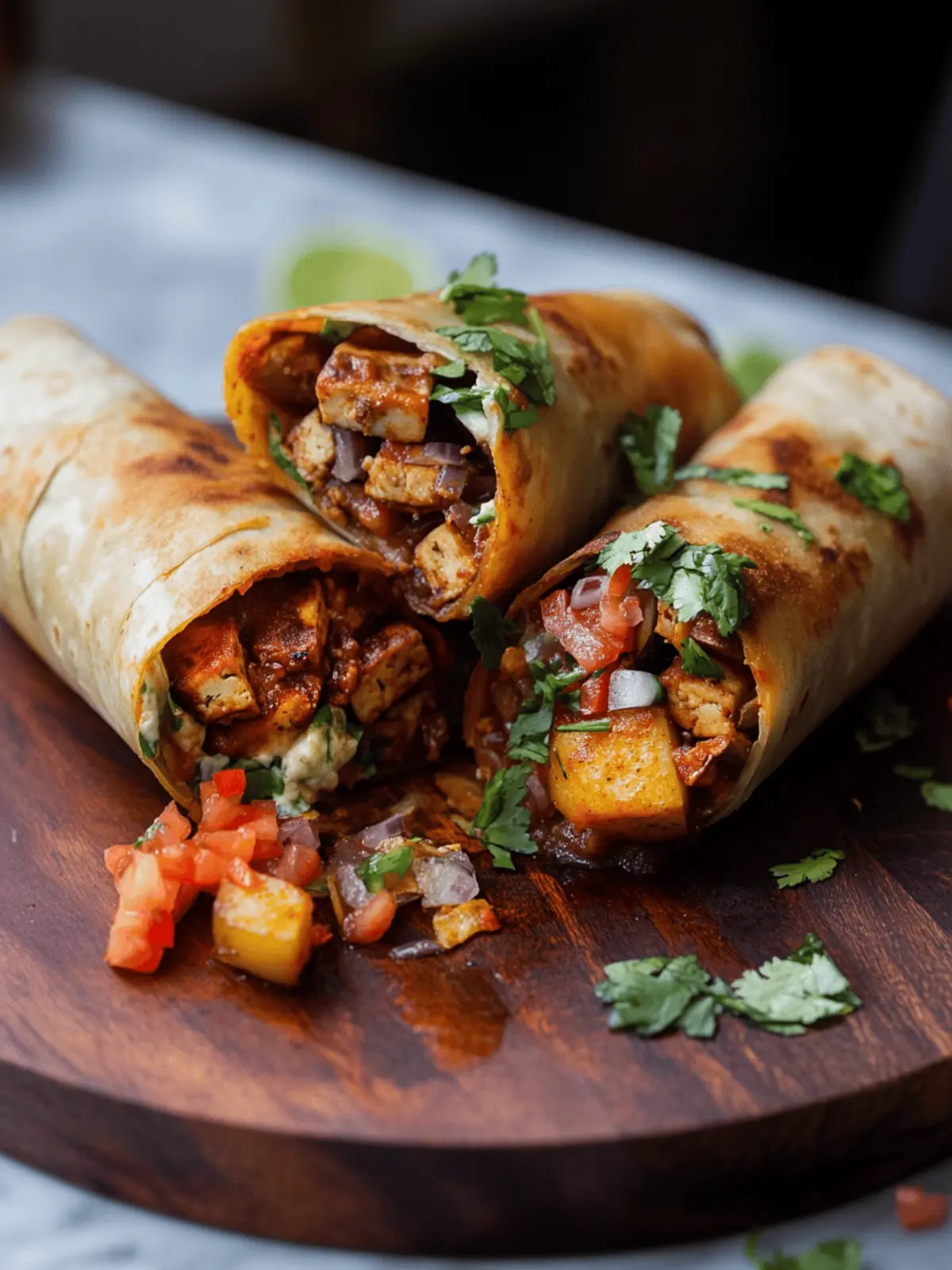 Crispy Tofu Burritos with Spicy Potatoes for Ultimate Flavor 3 Crispy Tofu Burritos with Spicy Potatoes