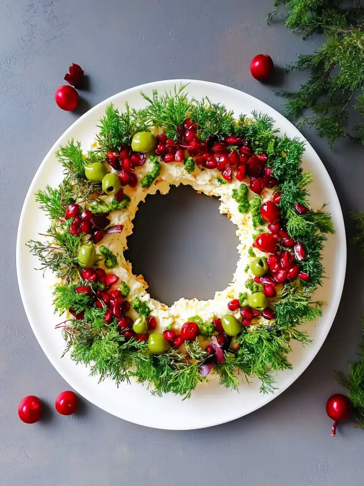 Olivier Salad Wreath: A Festive Twist for Holiday Gatherings 2 Olivier Salad Wreath