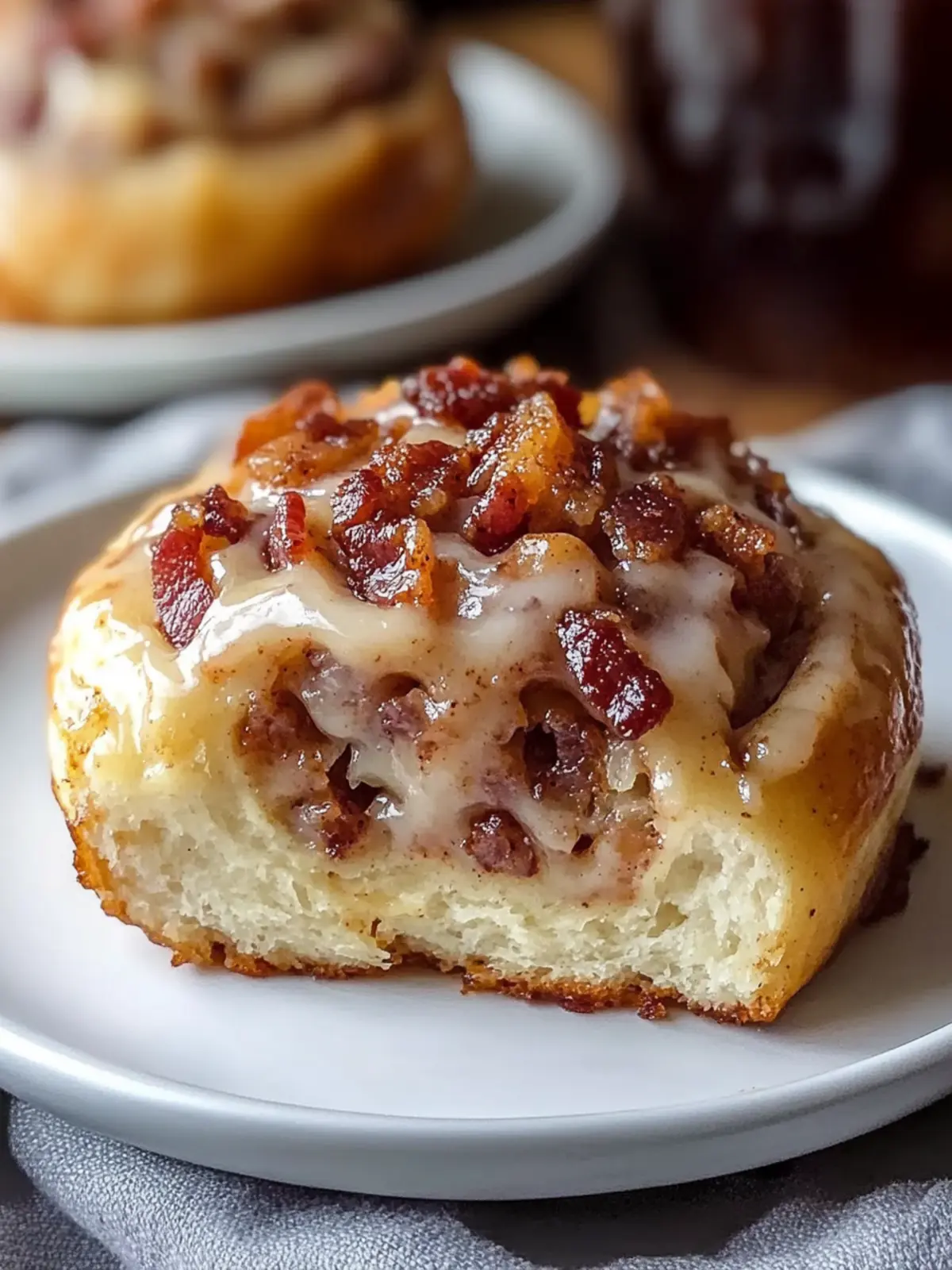 Bourbon Maple Bacon Cinnamon Rolls That Will Wow Your Brunch 2 Bourbon Maple Bacon Cinnamon Rolls