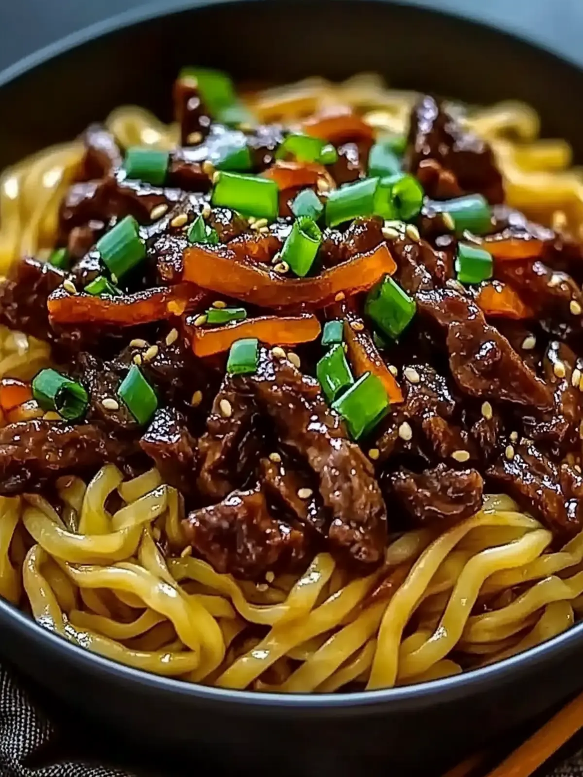 Savory Sticky Beef Noodles in Just 30 Minutes Flat 2 Sticky Beef Noodles