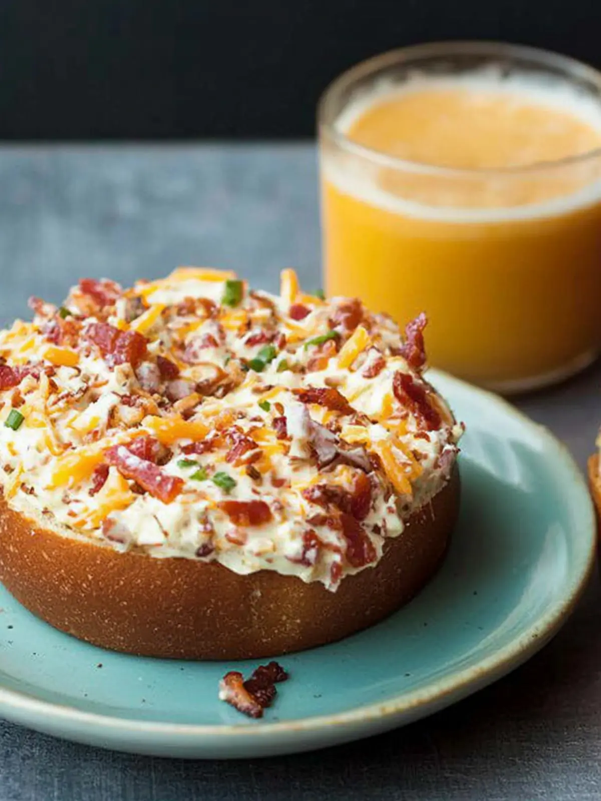 Loaded Cheddar Bacon Cream Cheese Spread: Breakfast Bliss Awaits 2 Loaded Cheddar Bacon Cream Cheese
