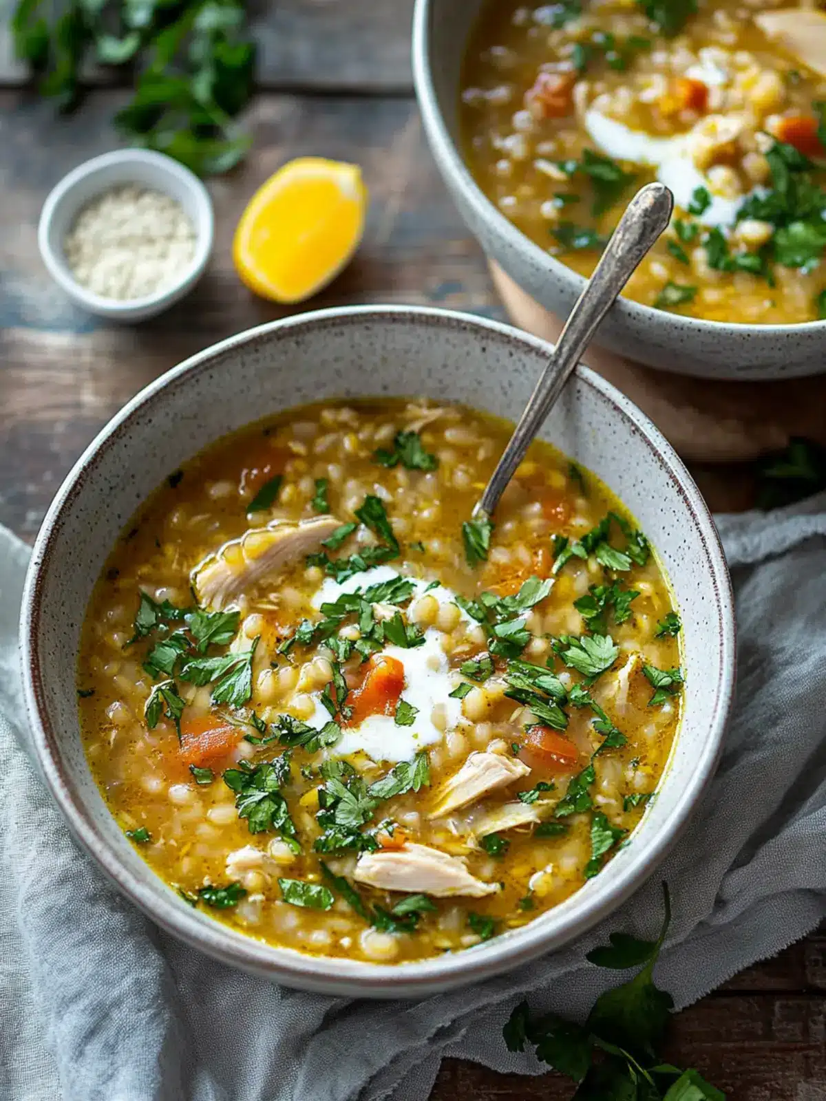 Savory Soupe Jo: Hearty Persian Chicken Barley Soup Delight 4 Soupe Jo (Persian Chicken Barley Soup)