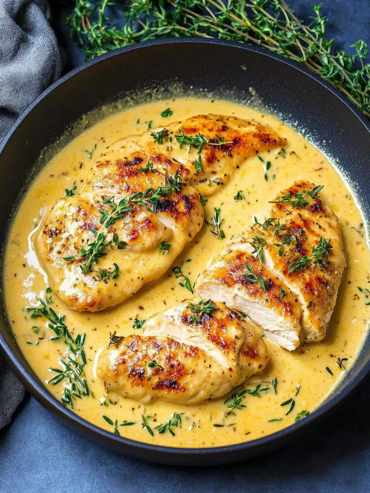 Deliciously Creamy Mustard Chicken for Home Cooks 4 Creamy Mustard Chicken