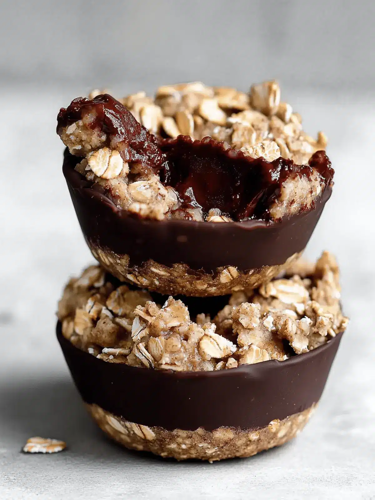 Vegan Chocolate Oat Cups for Guilt-Free Indulgence Today 4 Vegan Chocolate Oat Cups