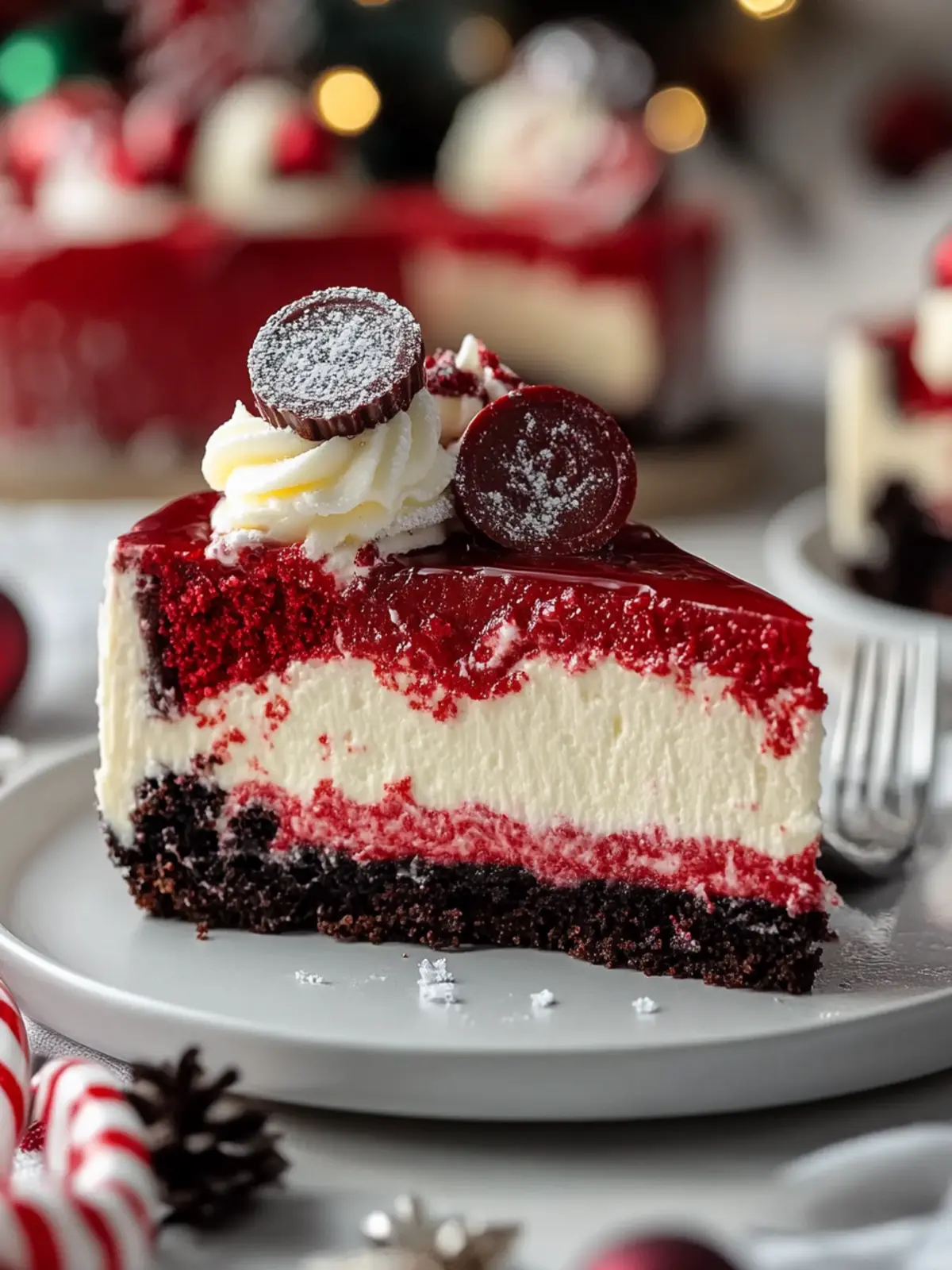 Christmas Red Velvet Cheesecake That Everyone Will Love 3 Christmas Red Velvet Cheesecake