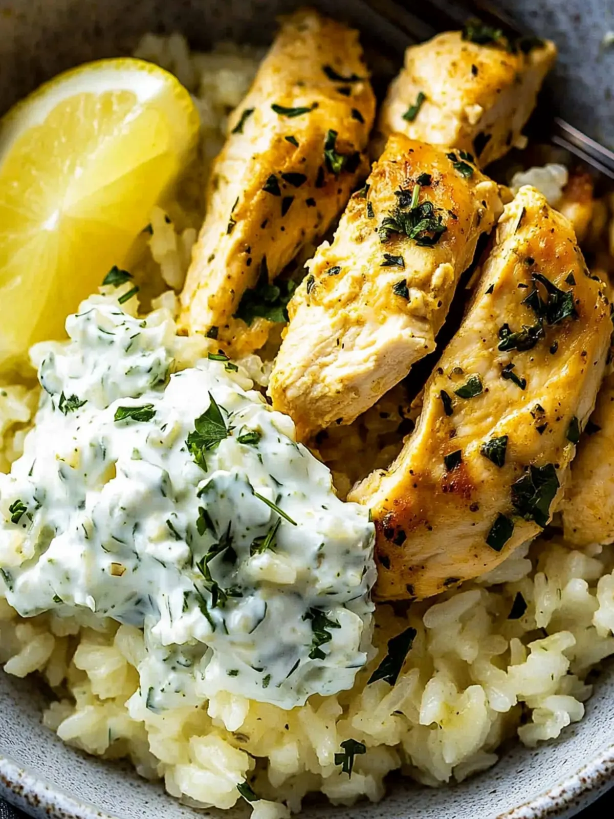 Dump-and-Bake Chicken Tzatziki Rice for Effortless Dinner Bliss 3 Dump-and-Bake Chicken Tzatziki Rice