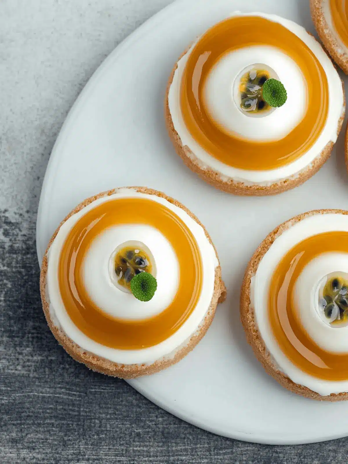 Dairy-Free Coconut Panna Cotta with Passion Fruit Bliss 4 Coconut Panna Cotta with Passion fruit