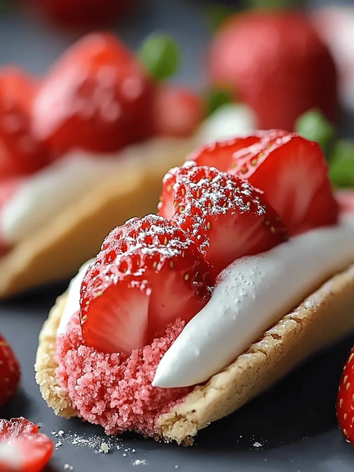 Delicious Strawberry Cookie Boats Perfect for Sweet Celebrations 4 Strawberry Cookie Boats