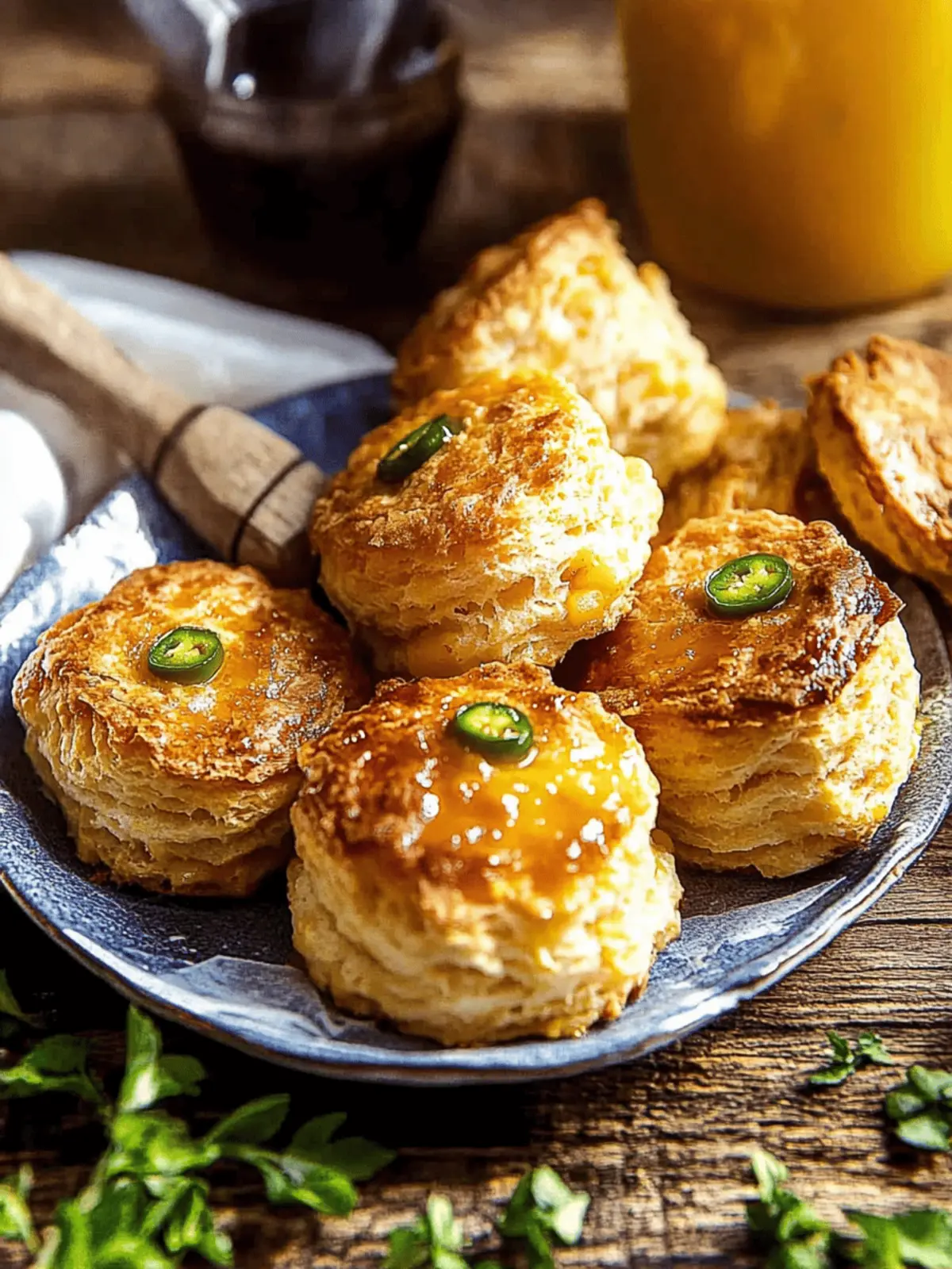 Jalape±o Honey Butter Cheddar Corn Biscuits for Summer Bliss 4 Jalape±o Honey Butter Cheddar Corn Biscuits
