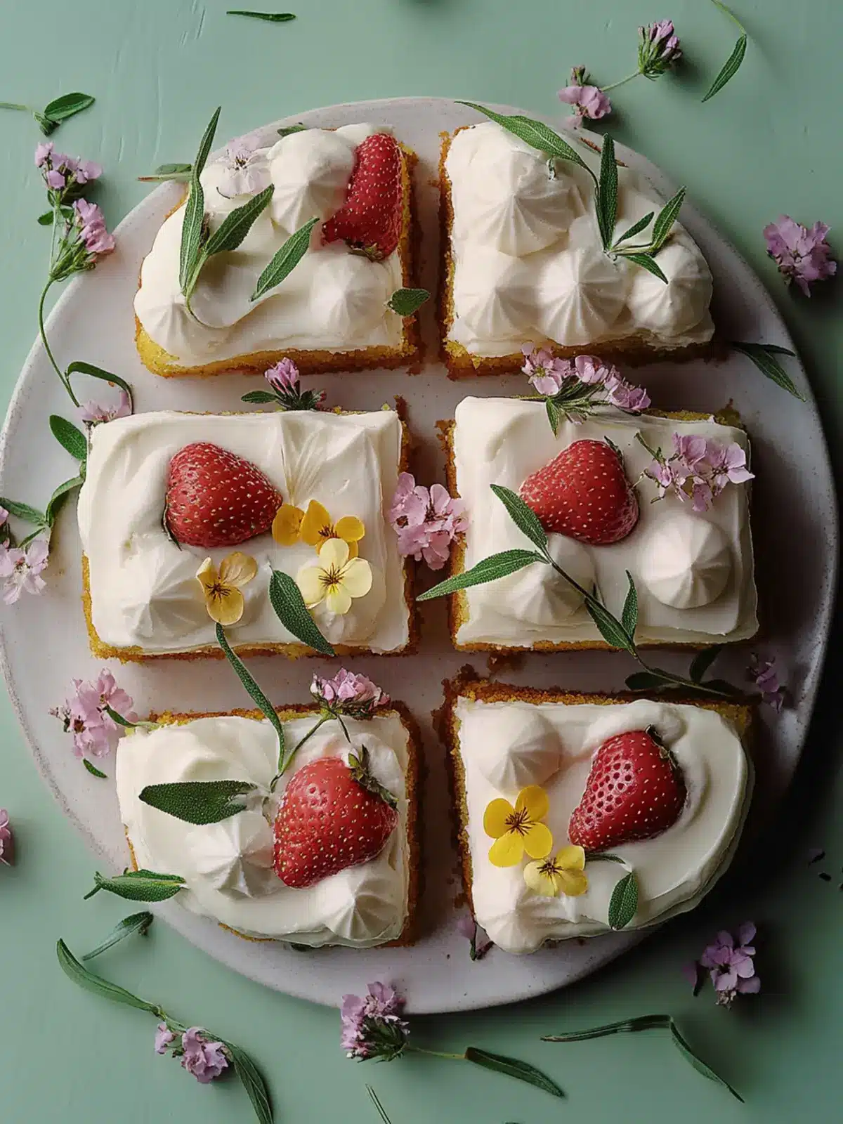 Strawberry Olive Oil Cake with Lemon Verbena Buttercream Bliss 4 Strawberry Olive Oil Cake with Lemon Verbena Buttercream