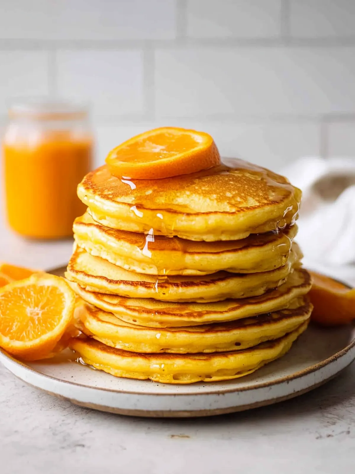 Fluffy Orange Pancakes That Brighten Your Breakfast Mornings 2 Orange Pancakes