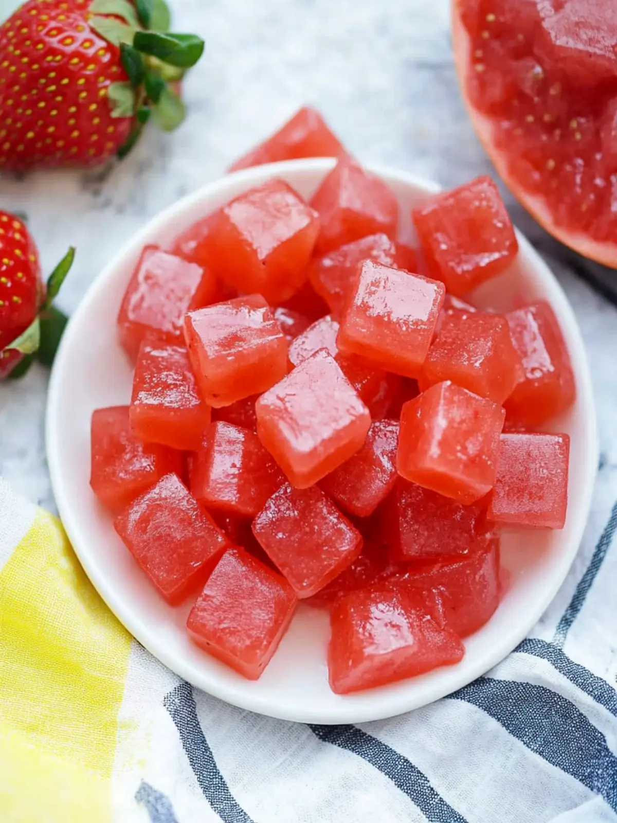 Delicious Healthy Homemade Strawberry Gummies with Real Fruit 4 Healthy Homemade Strawberry Gummies (With Real Fruit)