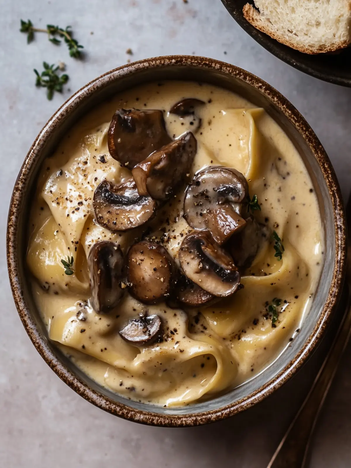 Gorgonzola Truffle Cream Sauce with Mushrooms for Cozy Nights 4 Gorgonzola Truffle Cream Sauce with Mushrooms