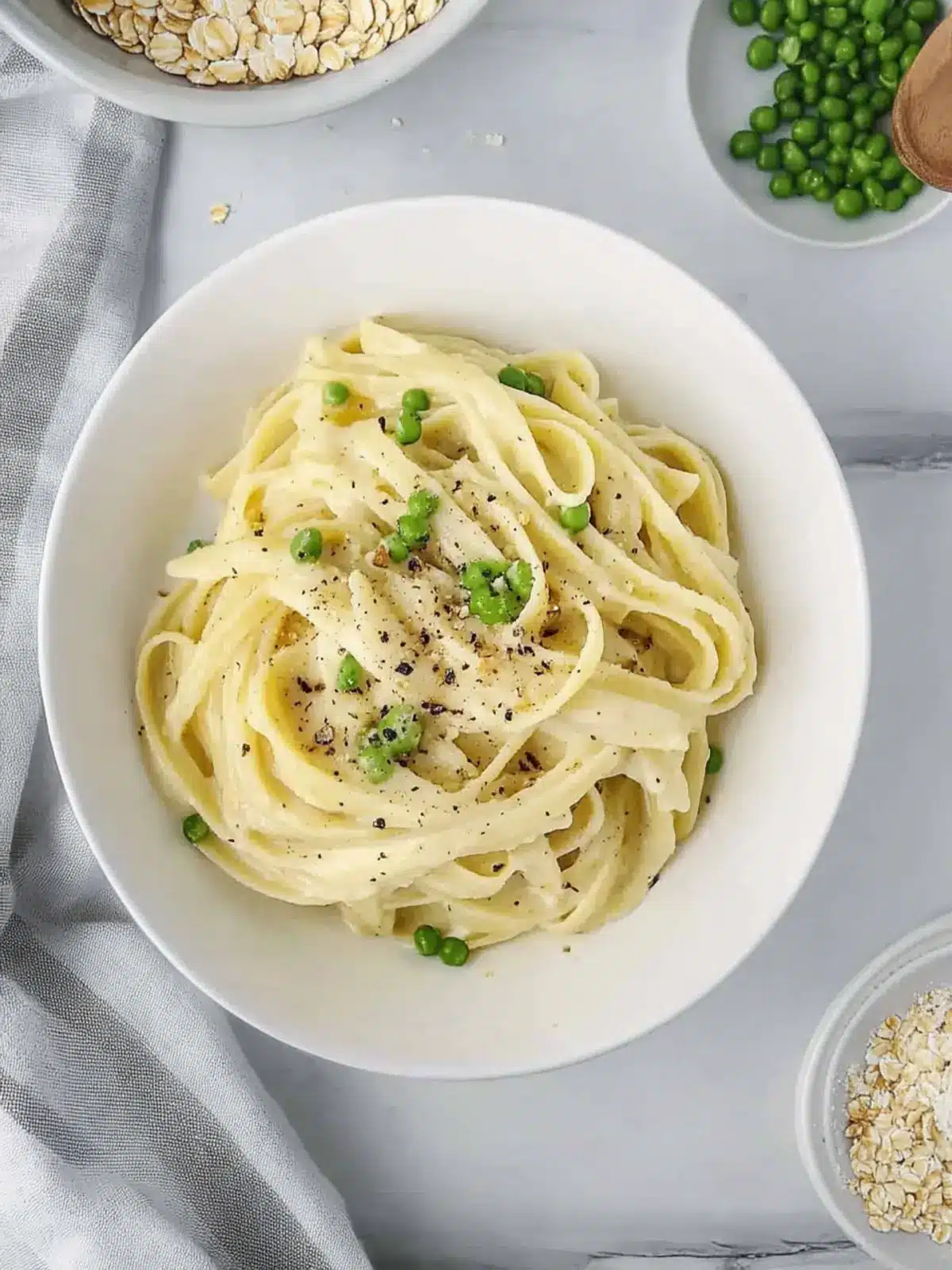 Creamy Oat Milk Alfredo Pasta Sauce for Easy Vegan Comfort 4 Oat Milk Alfredo Pasta Sauce