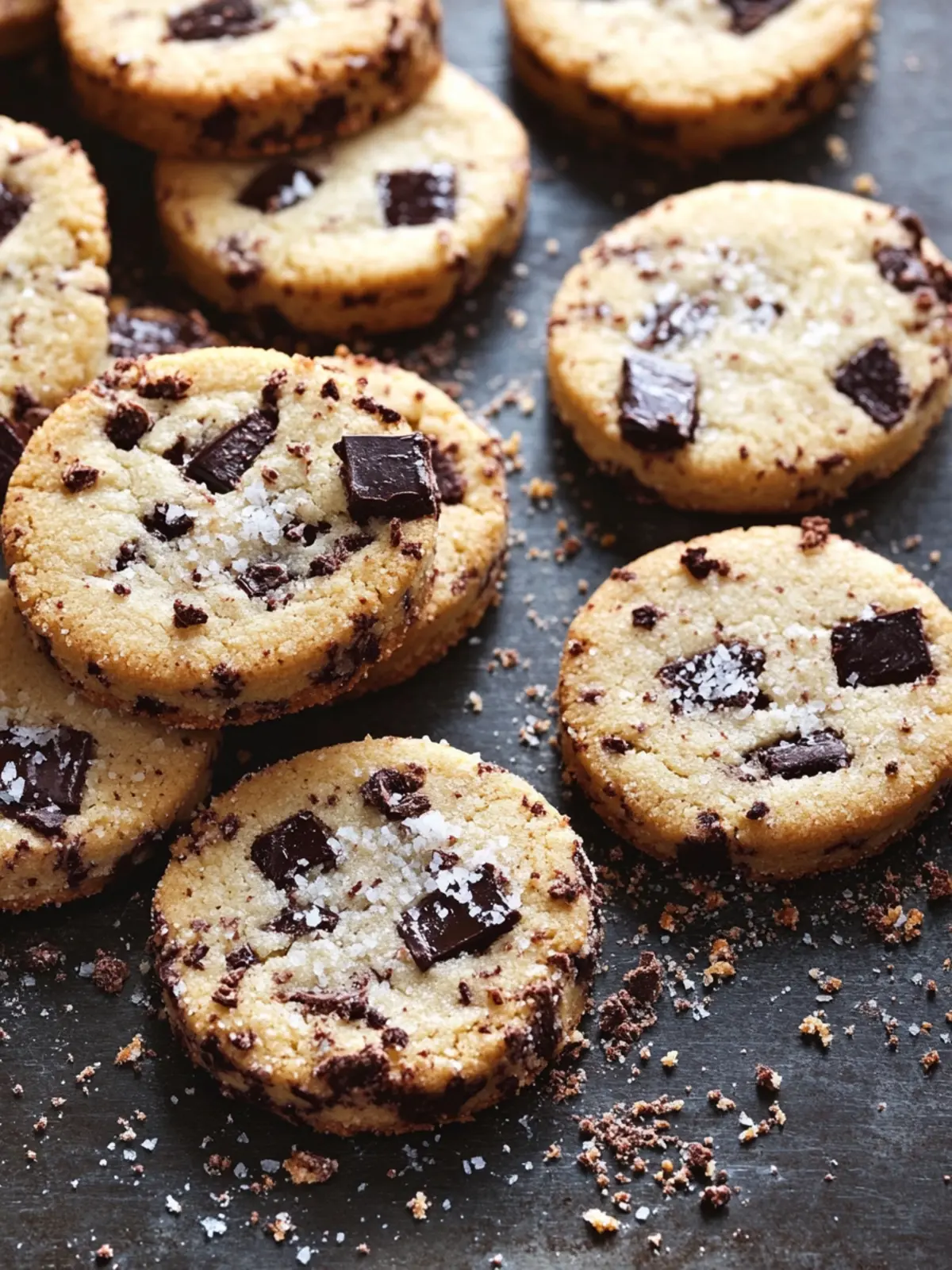 Salted Chocolate Chunk Shortbread Cookies for Pure Bliss 4 Salted Chocolate Chunk Shortbread Cookies