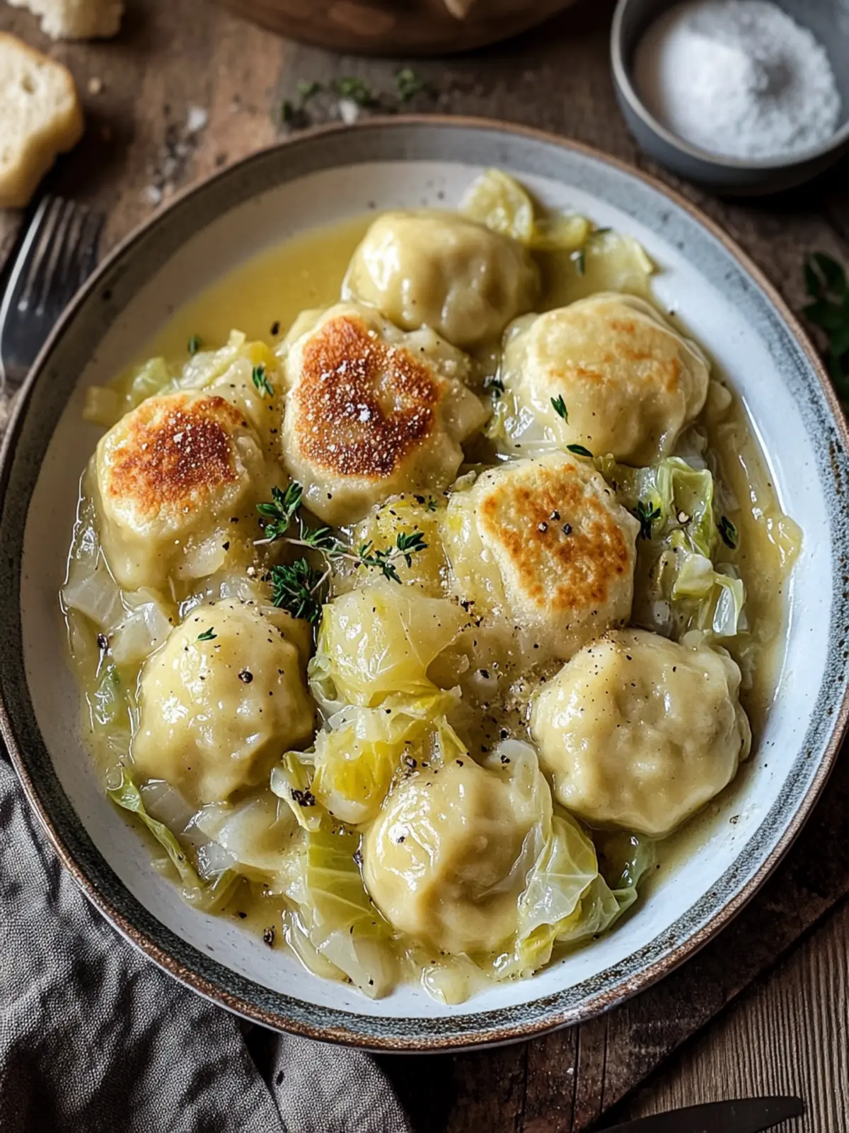 German Cabbage and Dumplings: Heartwarming Comfort Food Delight 3 German Cabbage and Dumplings