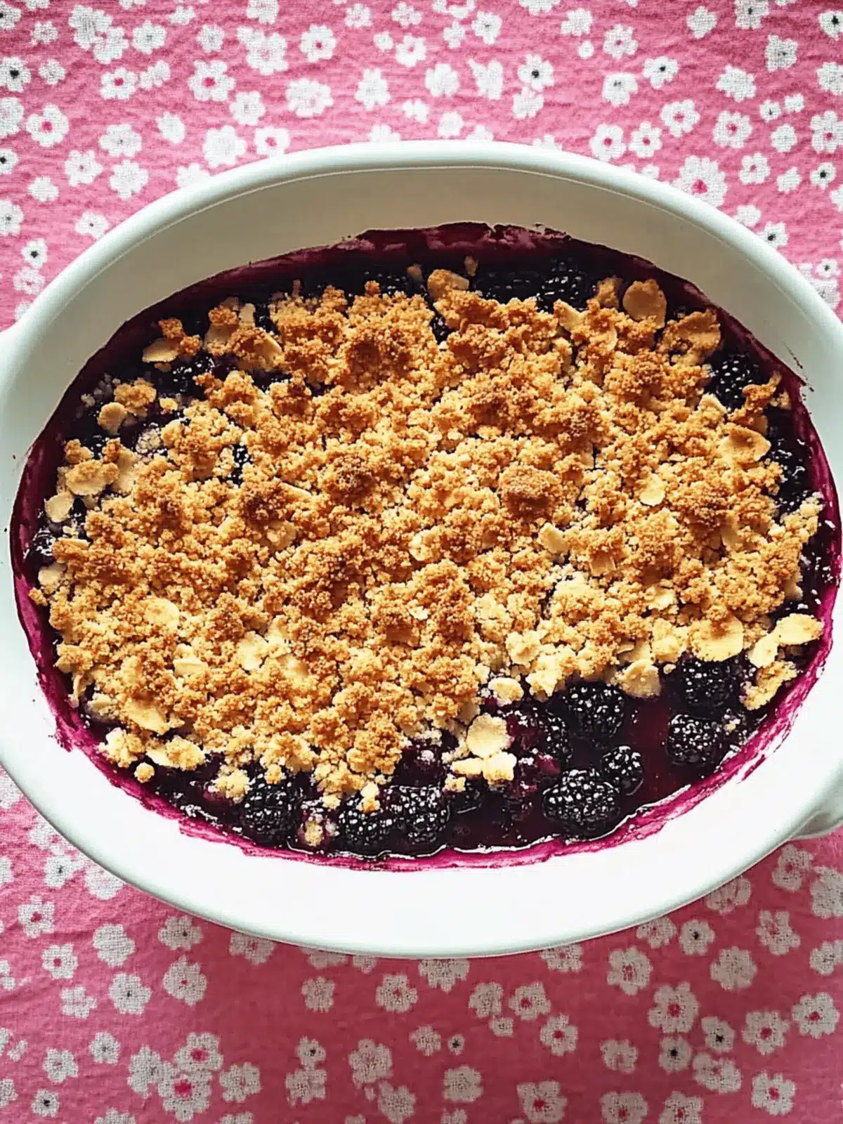Irresistible Blackberry Crisp Recipe That'll Wow Your Tastebuds 3 Blackberry Crisp