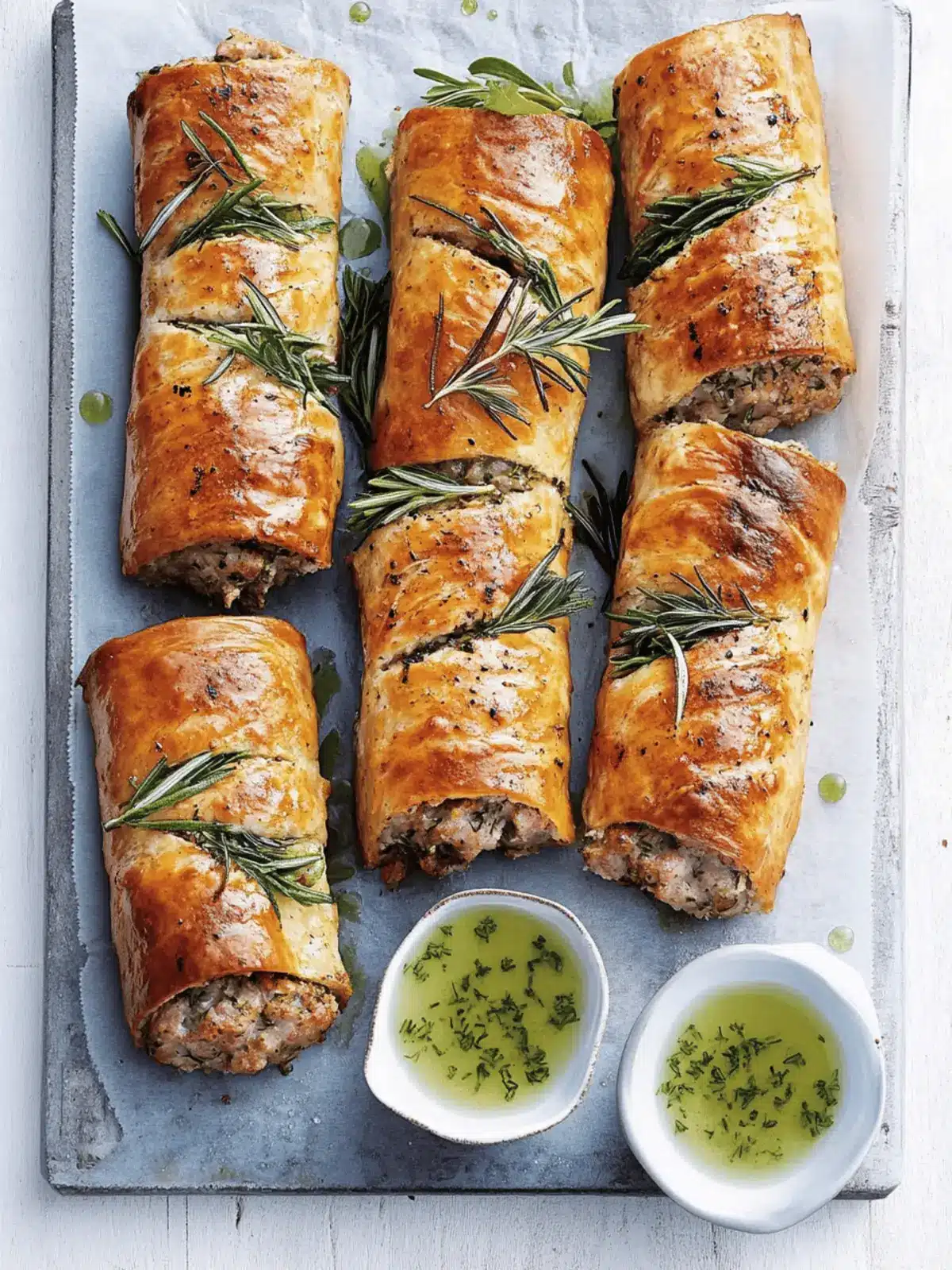 Lamb, Rosemary and Mint Sausage Rolls for Effortless Entertaining 2 lamb, rosemary and mint sausage rolls