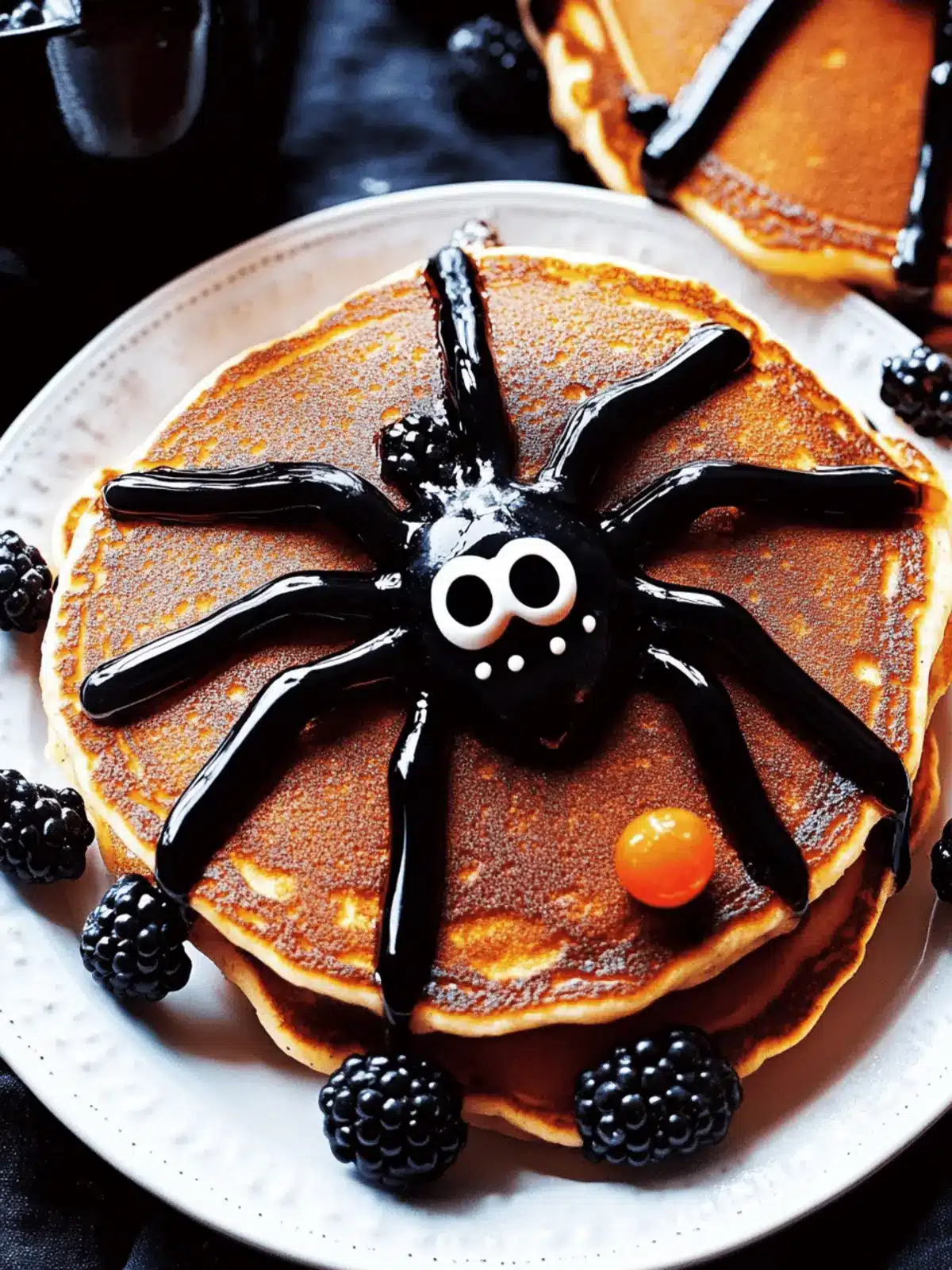 Easy Spider Pancakes That Make Halloween Breakfast Fun 2 Easy Spider Pancakes