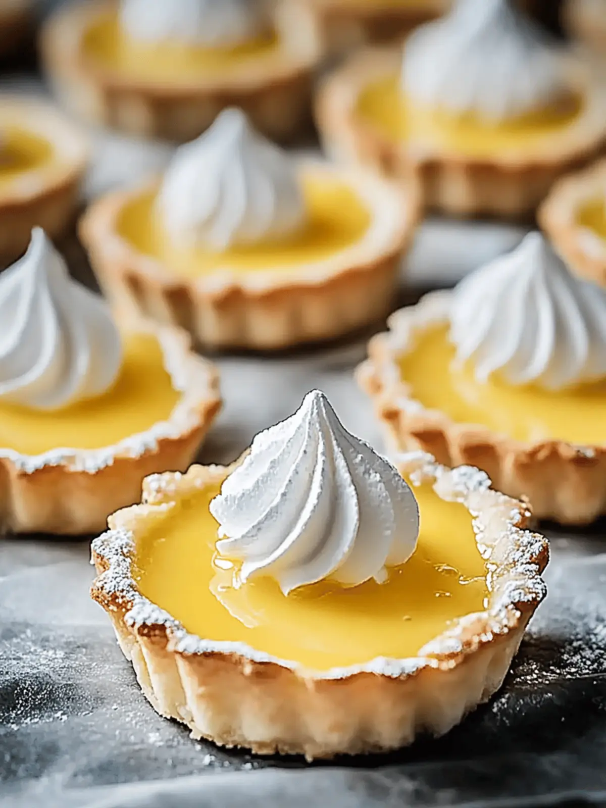 Lemon Curd Tartlets: Your New Favorite Mini Dessert Delight 2 Lemon Curd Tartlets