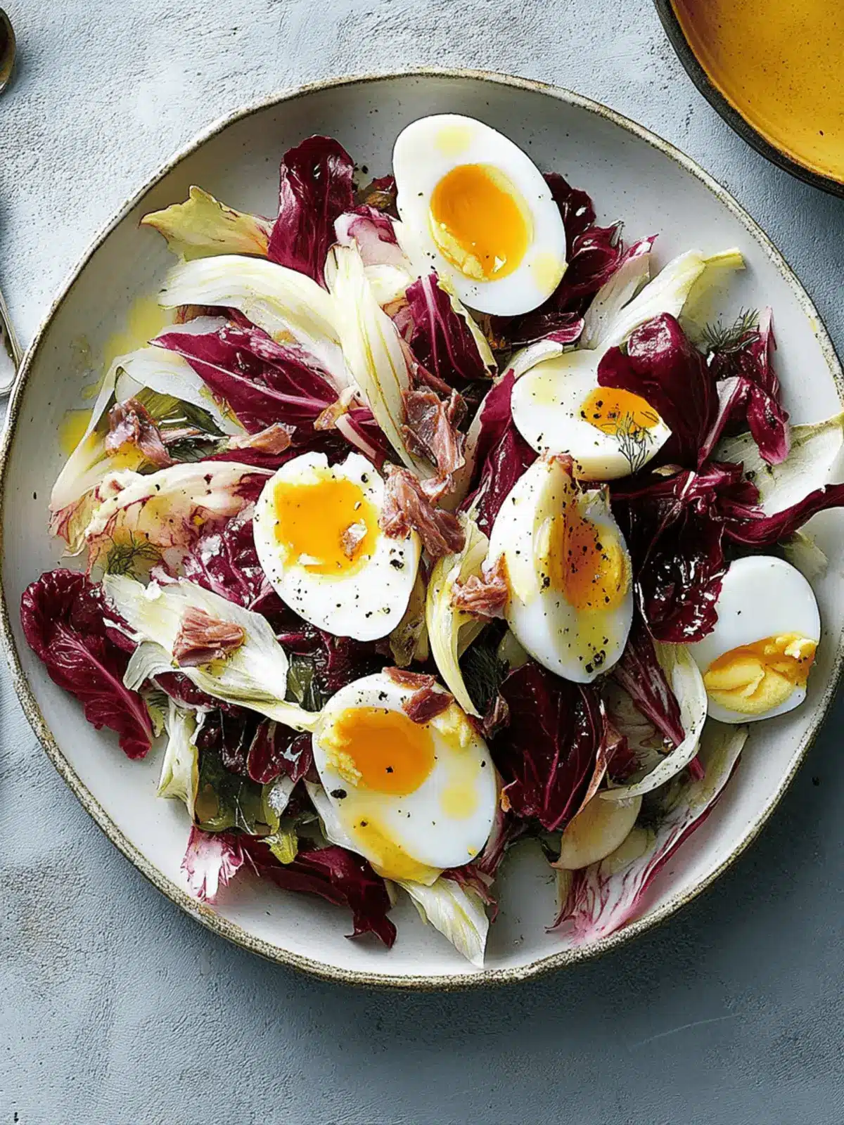 Fennel and Radicchio Salad With Anchovy and Egg Bliss 2 Fennel and Radicchio Salad With Anchovy and Egg