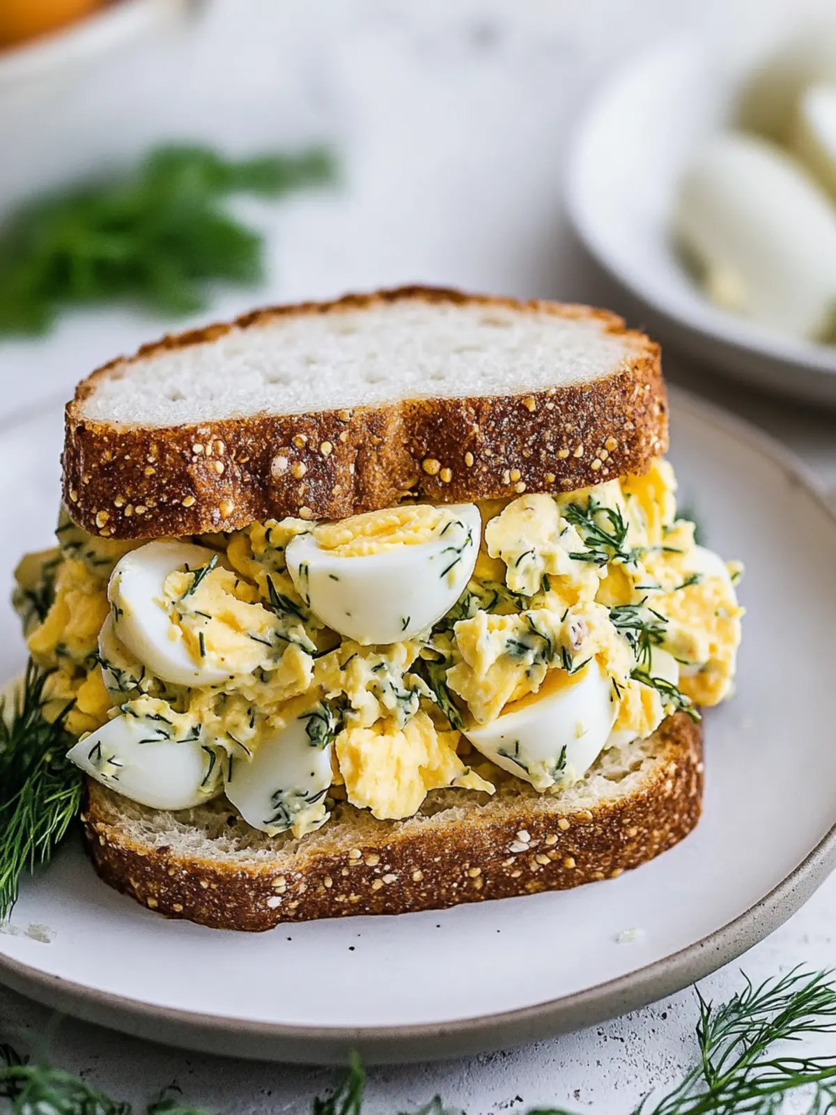 High Protein Egg Salad with Dill for Healthy Meal Prep Bliss 3 High Protein Egg Salad with Dill