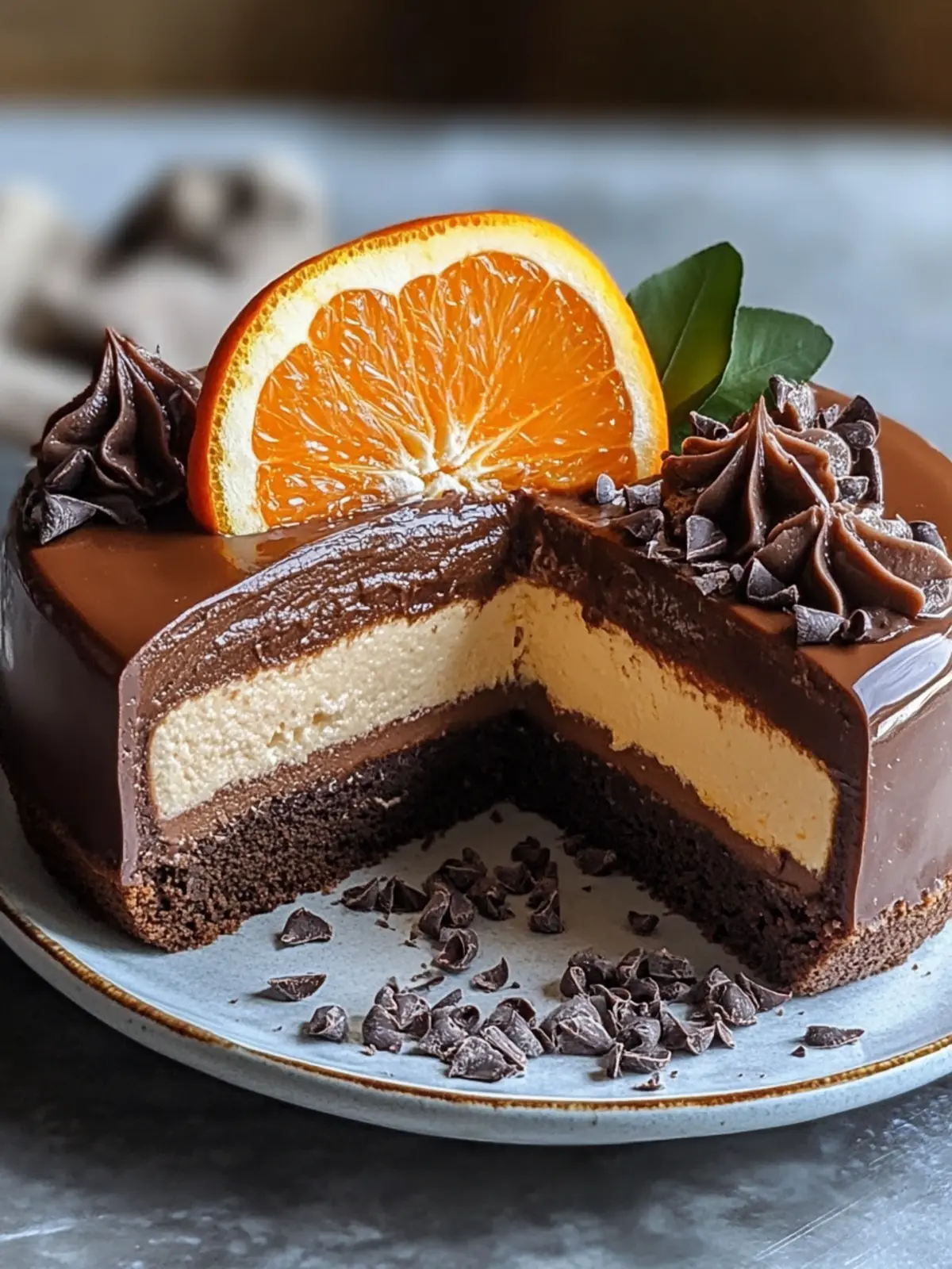 Irresistible Chocolate Orange Cheesecake That Will Amaze You 3 Chocolate Orange Cheesecake