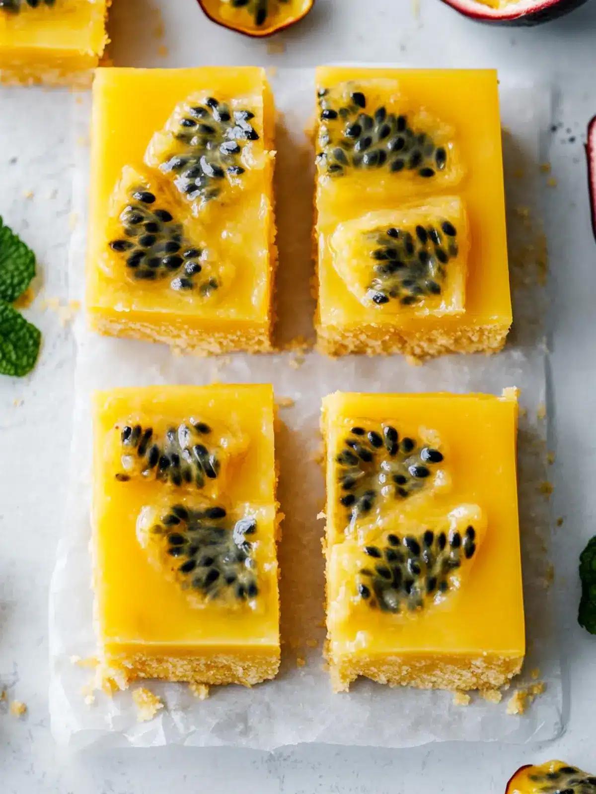 Tropical Passion Fruit Bars That Brighten Any Day 3 Passion Fruit Bars
