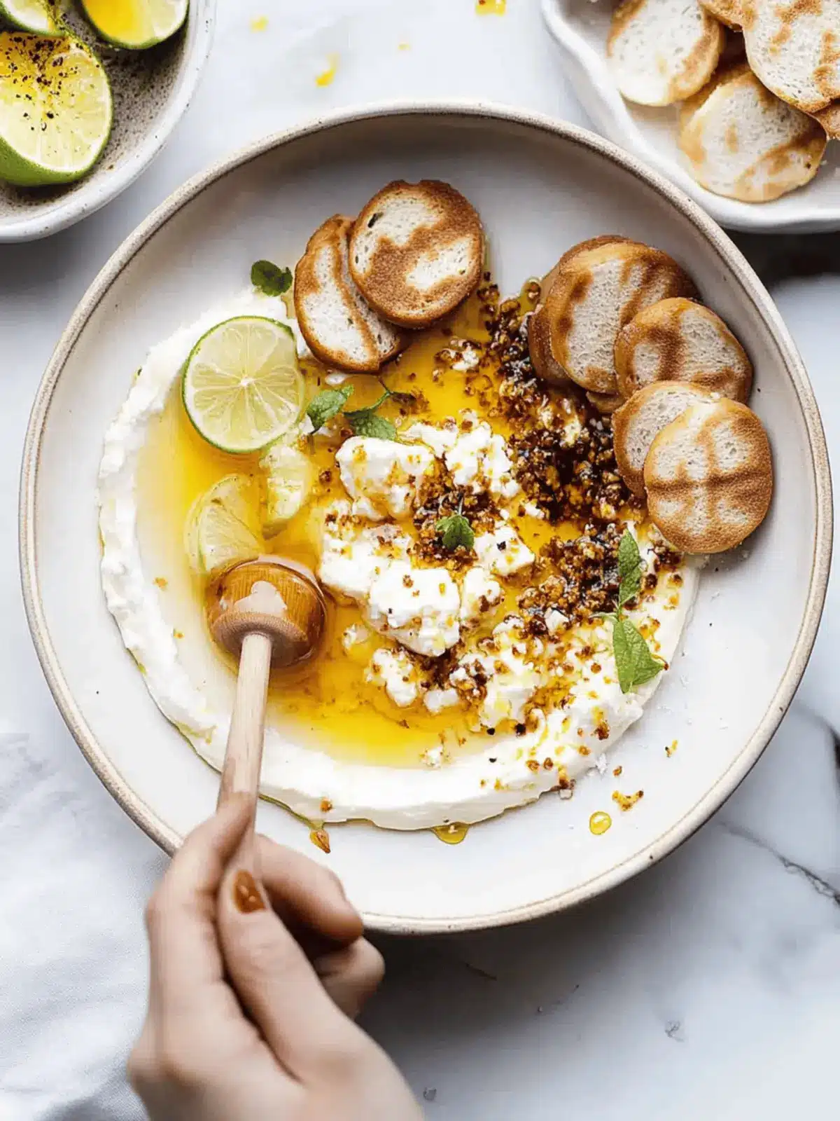 Whipped Feta with Hot Honey: A Sweet & Savory Delight 4 Whipped Feta with Hot Honey