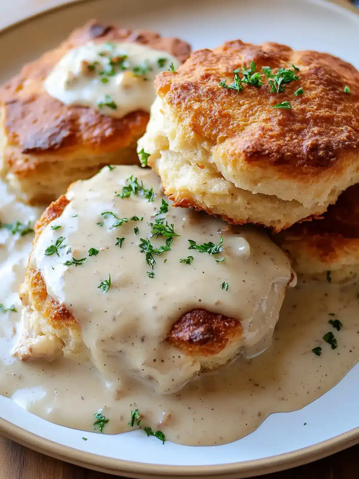 Tasty Chicken Biscuits and Gravy for Cozy Weeknight Dinners 2 Tasty Chicken Biscuits and Gravy