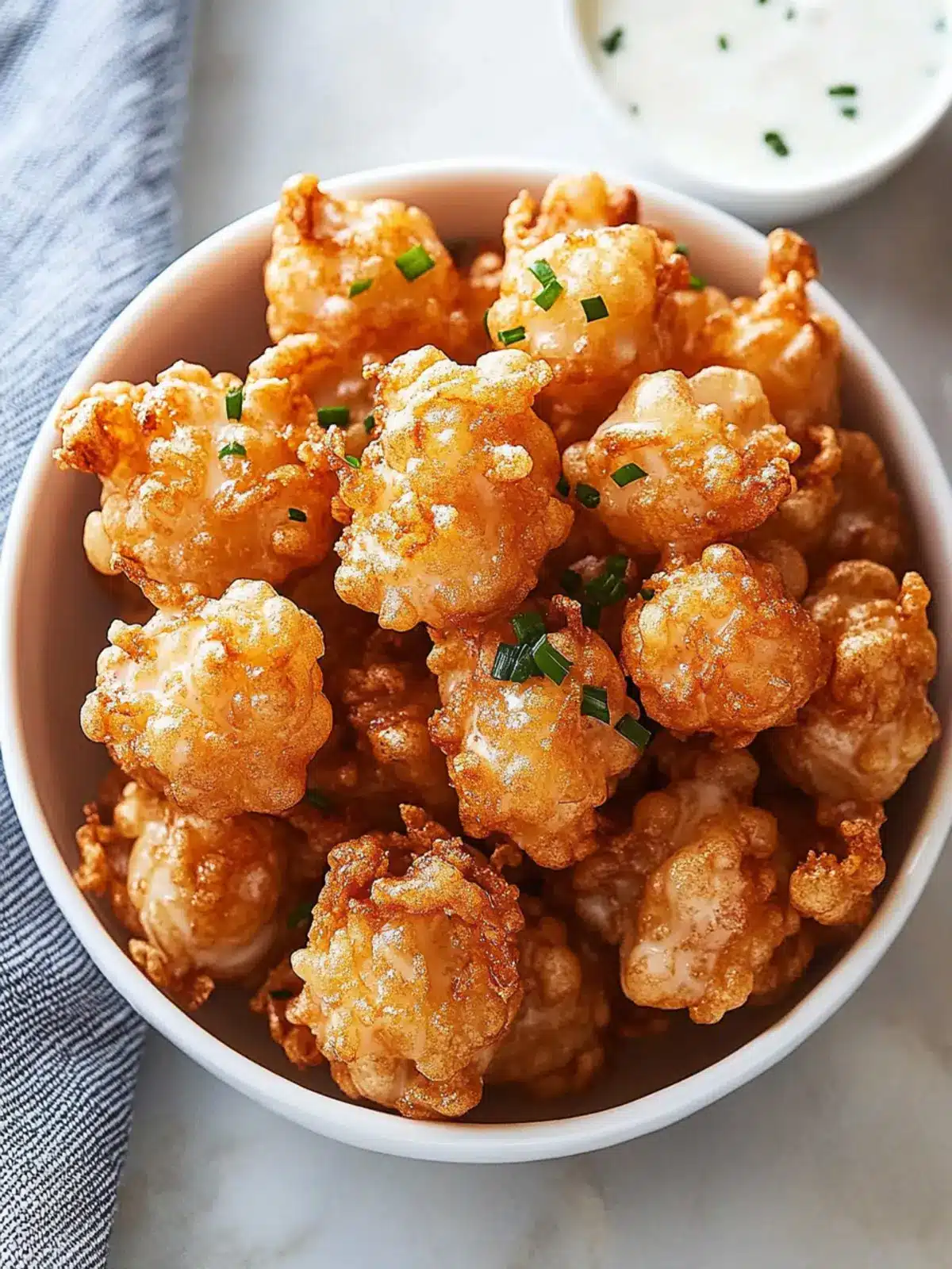 Crispy Mini Bloomin Onions with Buttermilk Ranch Bliss 3 Crispy Mini Bloomin Onions with Buttermilk Ranch