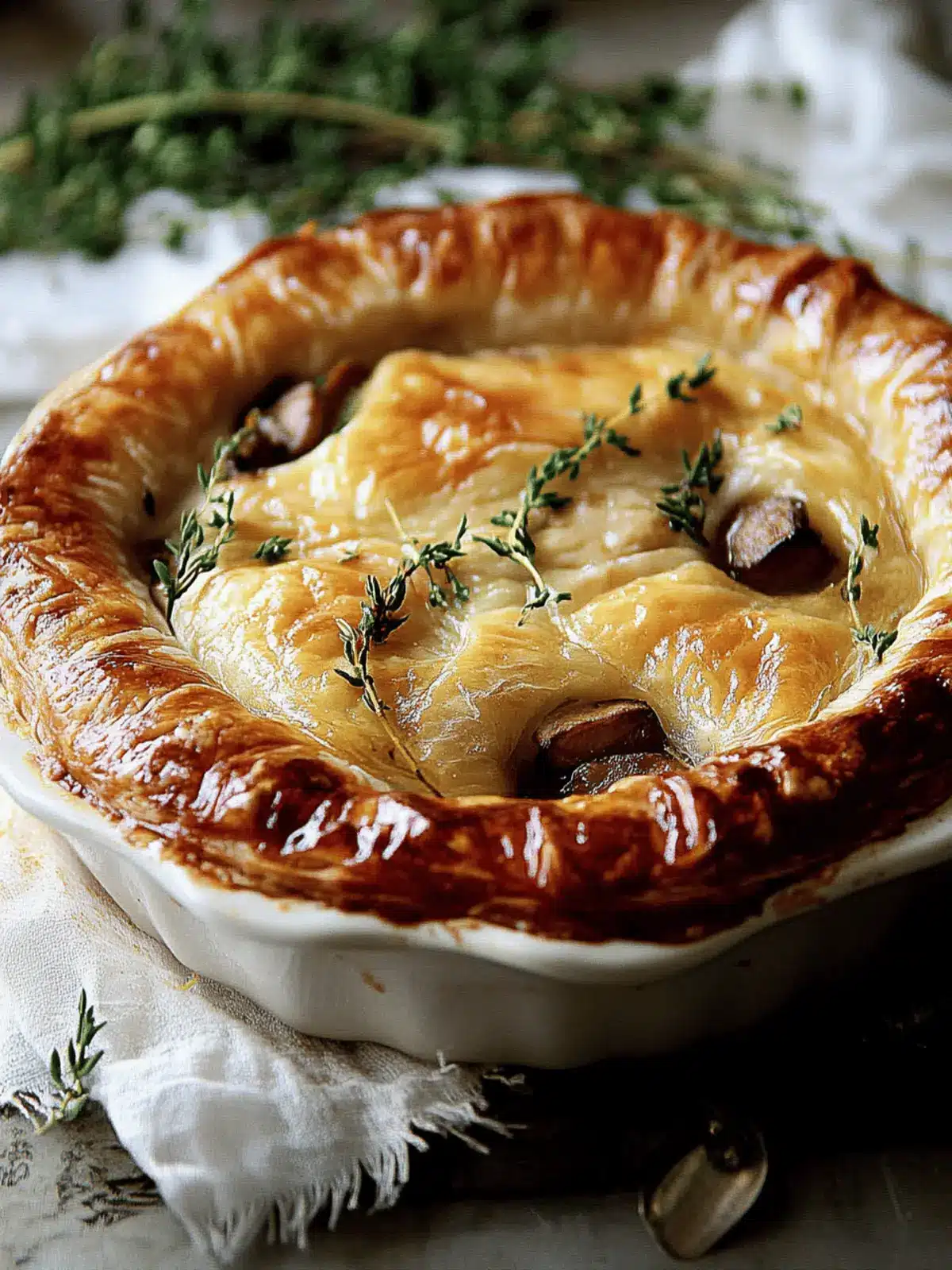 Discover the Comfort of Tourtes Poulet et Champignons Pie 2 Tourtes Poulet et Champignons
