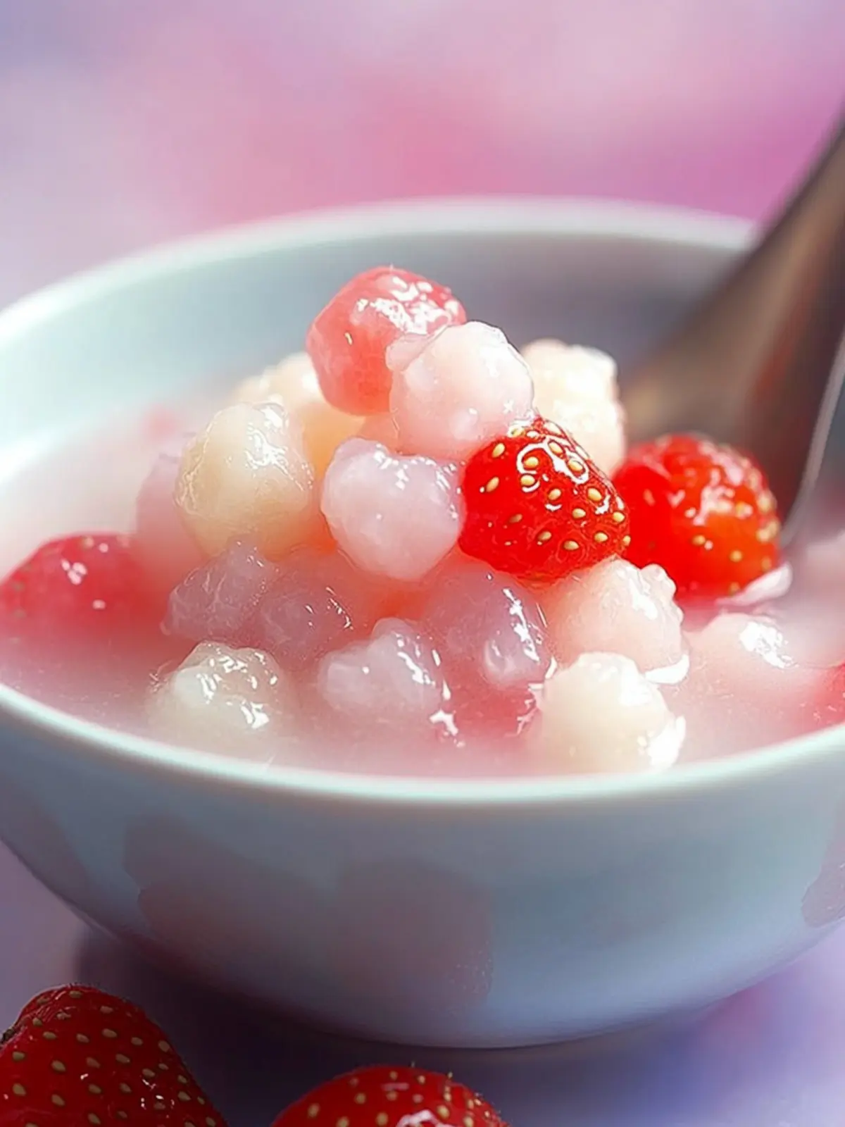 Delightful Strawberry Coconut Tapioca Dessert for Summer Bliss 2 Strawberry Coconut Tapioca Dessert