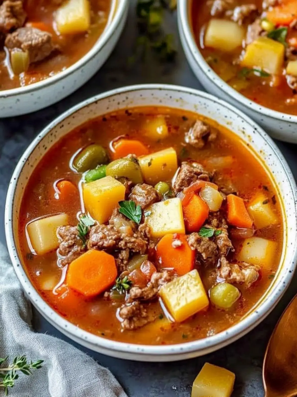 Hearty Vegetable Beef Soup for Ultimate Comfort and Flavor 4 Vegetable Beef Soup