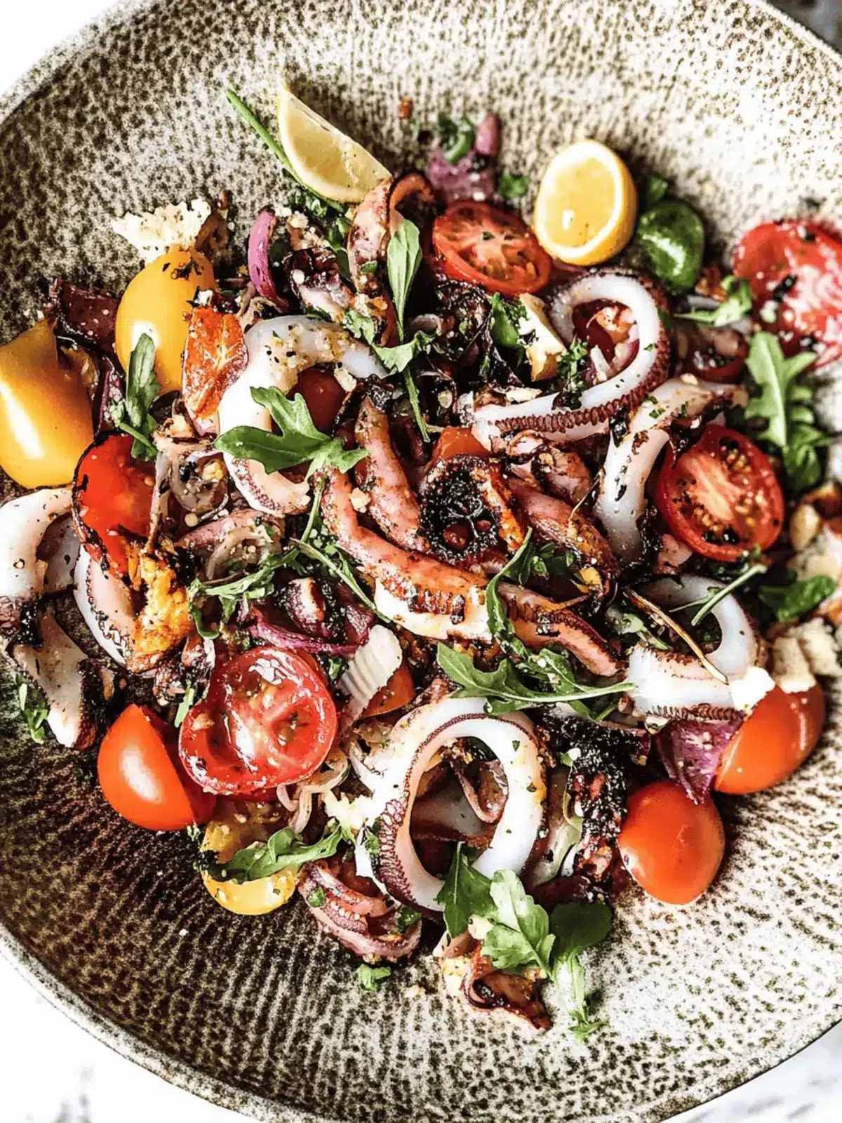 Brighten Up Your Plate with Grilled Squid Salad Delight 4 Grilled Squid Salad