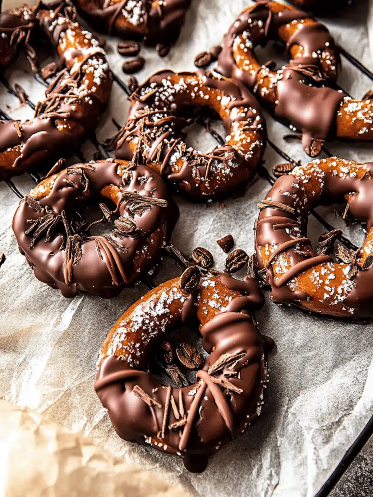 Delightful Chocolate Covered Espresso Spiced Pretzels Recipe 4 Chocolate Covered Espresso Spiced Pretzels