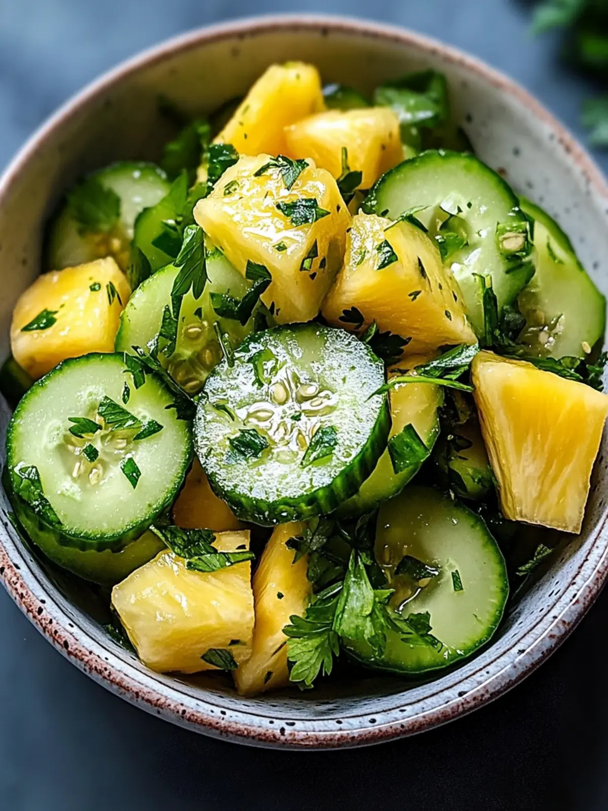 Tropical Pineapple Cucumber Salad for Ultimate Refreshment 4 Pineapple Cucumber Salad