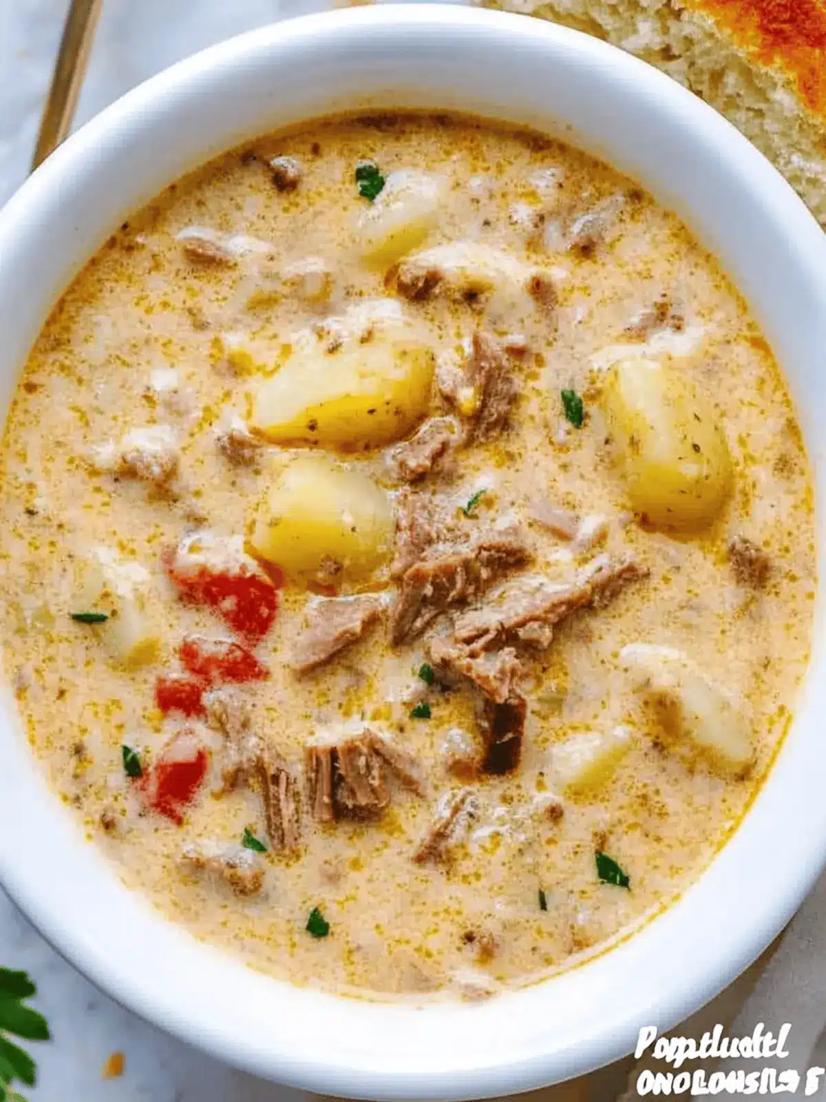 Creamy Cheesesteak Potato Soup for Cozy Nights In 2 Cheesesteak Potato Soup