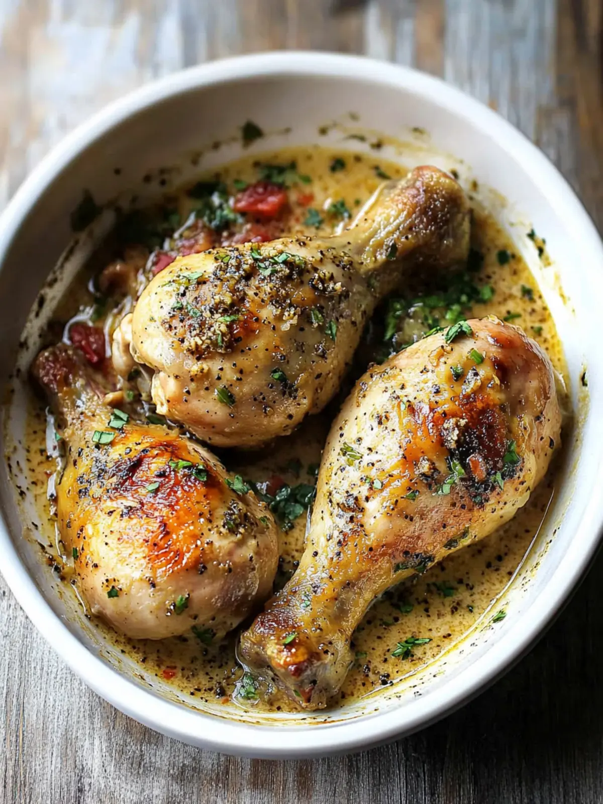 Creamy Black Pepper Chicken Drumsticks for Ultimate Weeknight Bliss 2 Creamy Black Pepper Chicken Drumsticks