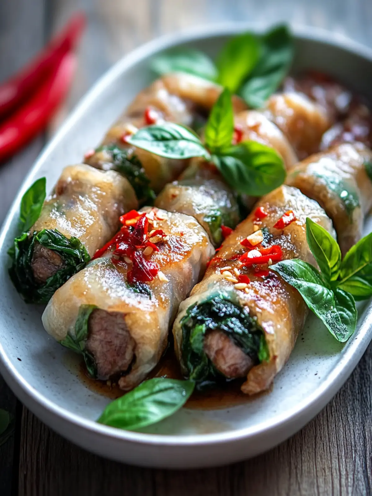Golden Crispy Thai Basil Beef Rolls You Can Master Fast 3 Golden Crispy Thai Basil Beef Rolls