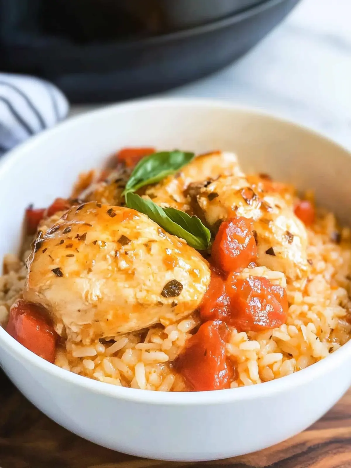 Instant Pot Tomato Basil Chicken and Rice for Cozy Nights 4 Instant Pot Tomato Basil Chicken and Rice