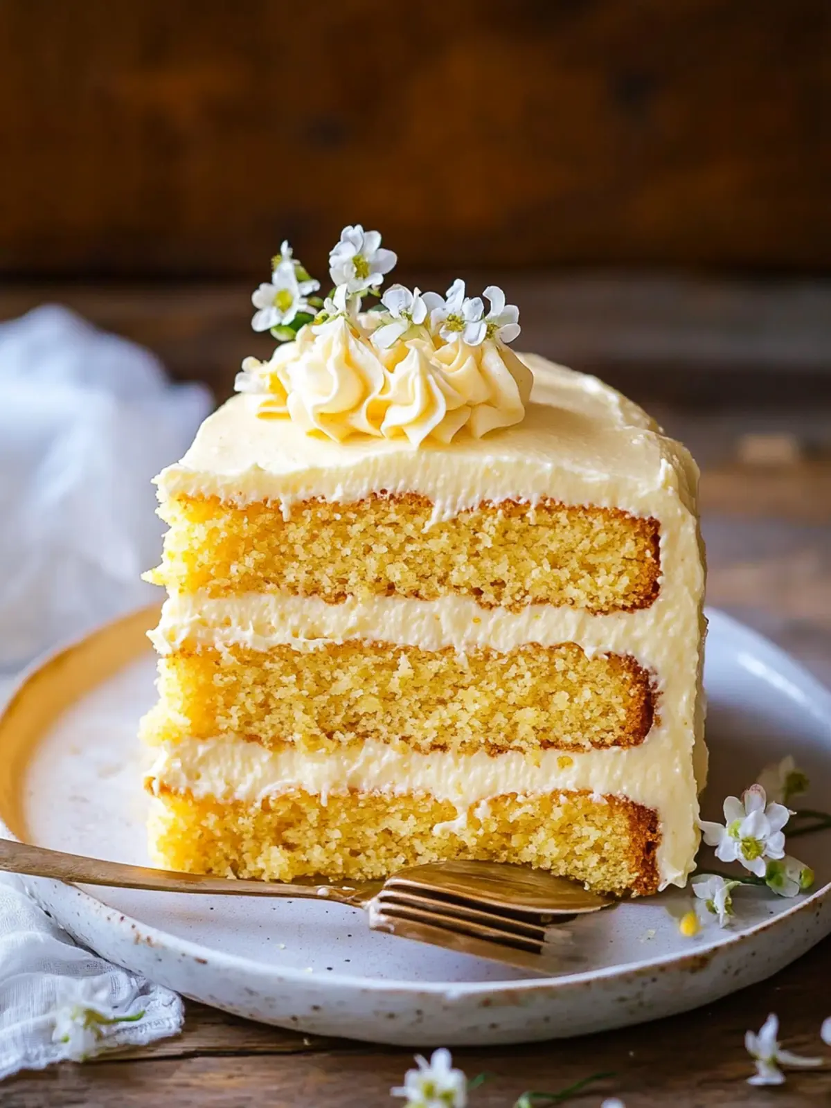 Ultimate Layered Cornbread Cake with Honey Butter Frosting 2 Layered Cornbread Cake with Whipped Honey Butter Frosting