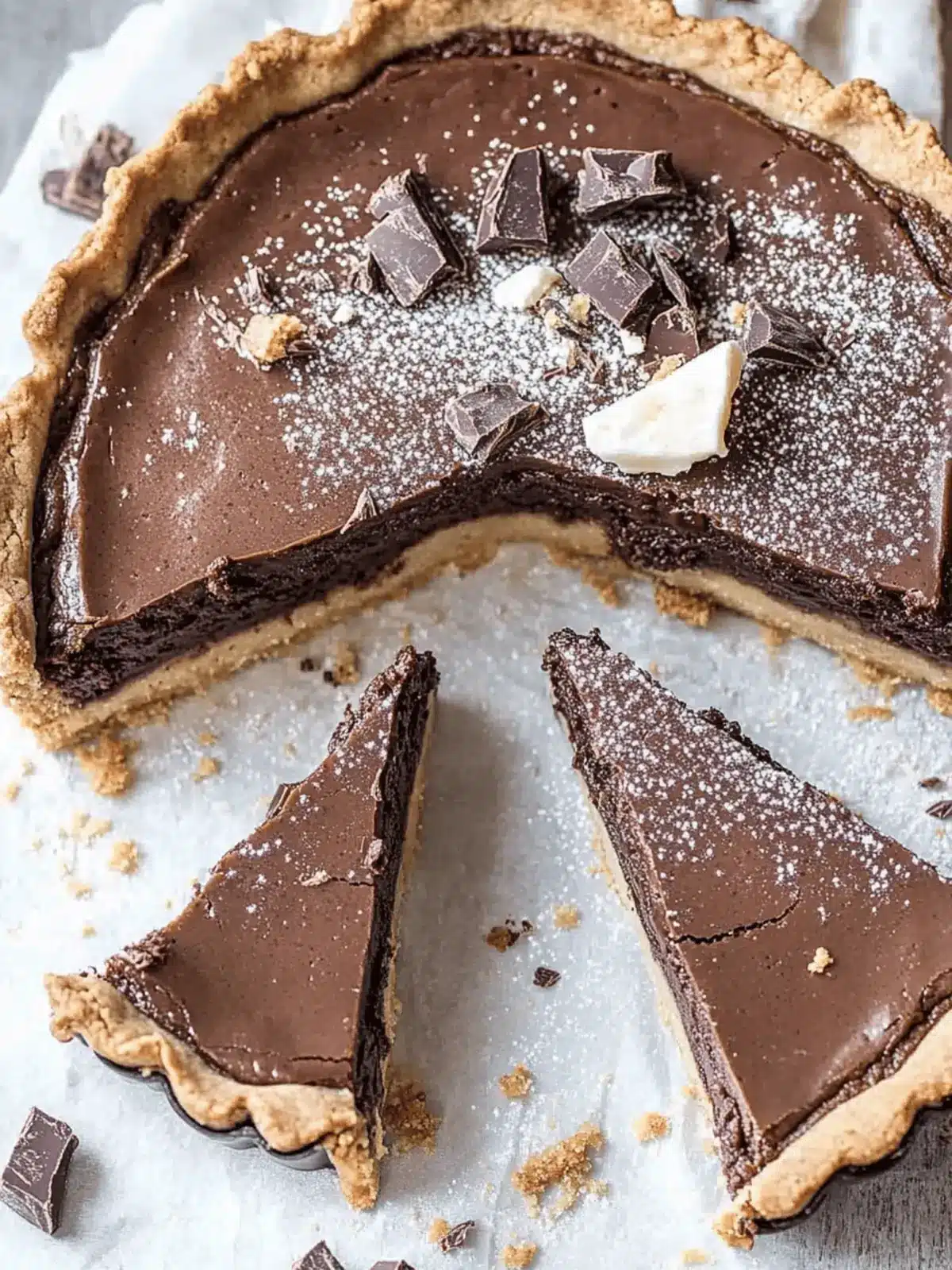Decadent Double Chocolate Cookie Dough Tart You Deserve Today 3 Double Chocolate Cookie Dough Tart