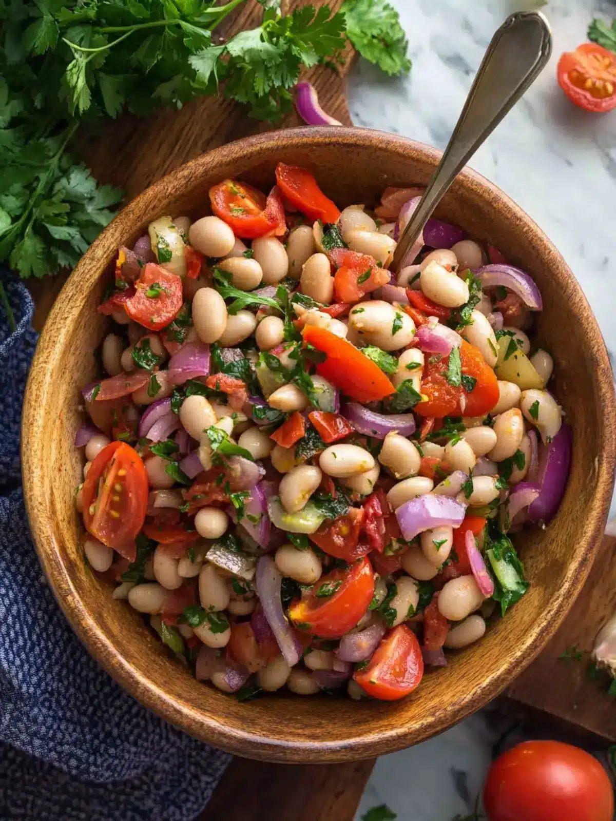 Delicious Piyaz: A Fresh Take on Turkish White Bean Salad 4 Piyaz (Turkish White Bean Salad)